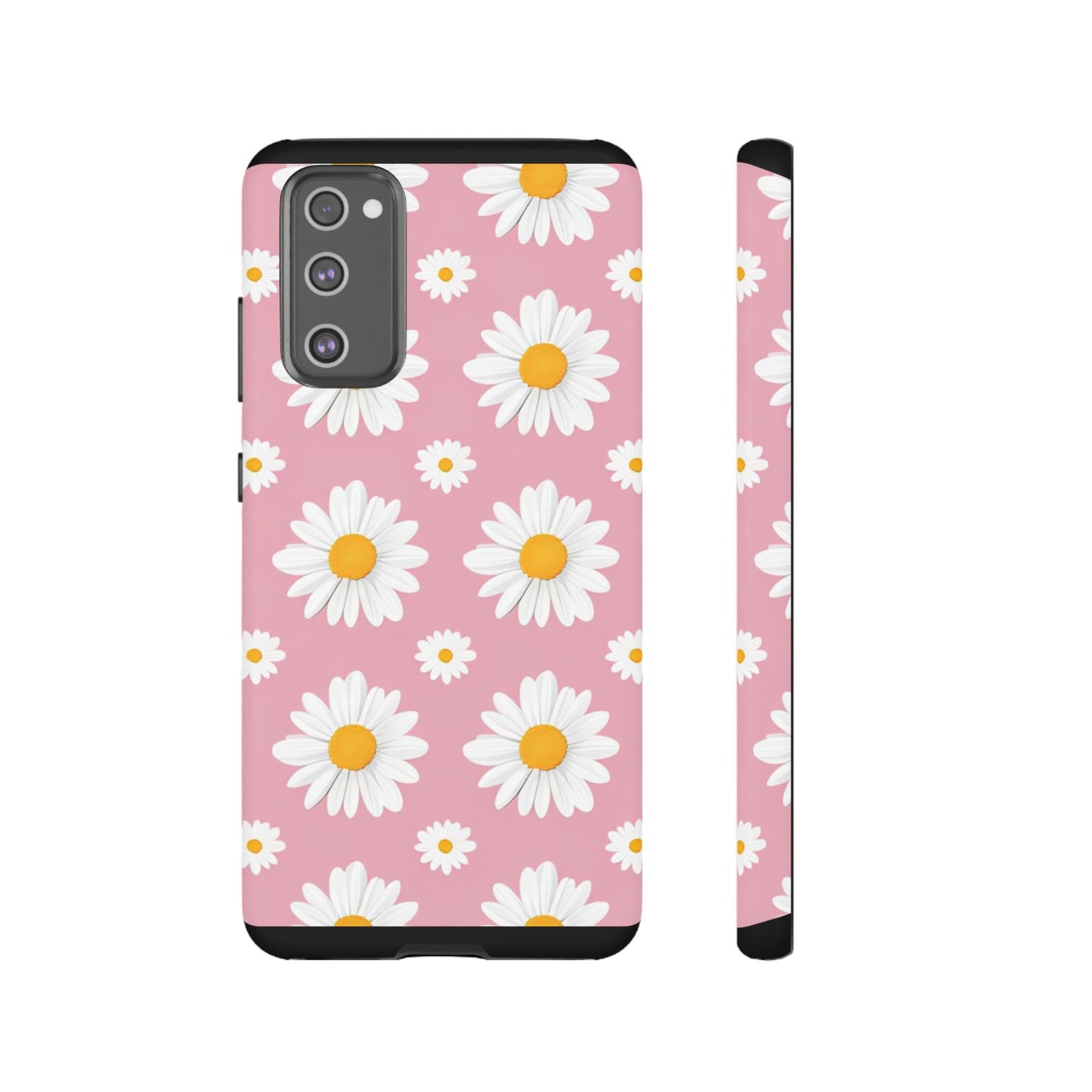 Daisy Phone Case | Floral Design, Tough Protection, Pink Flower Pattern, Gift for Her, Spring Aesthetic, iPhone Case