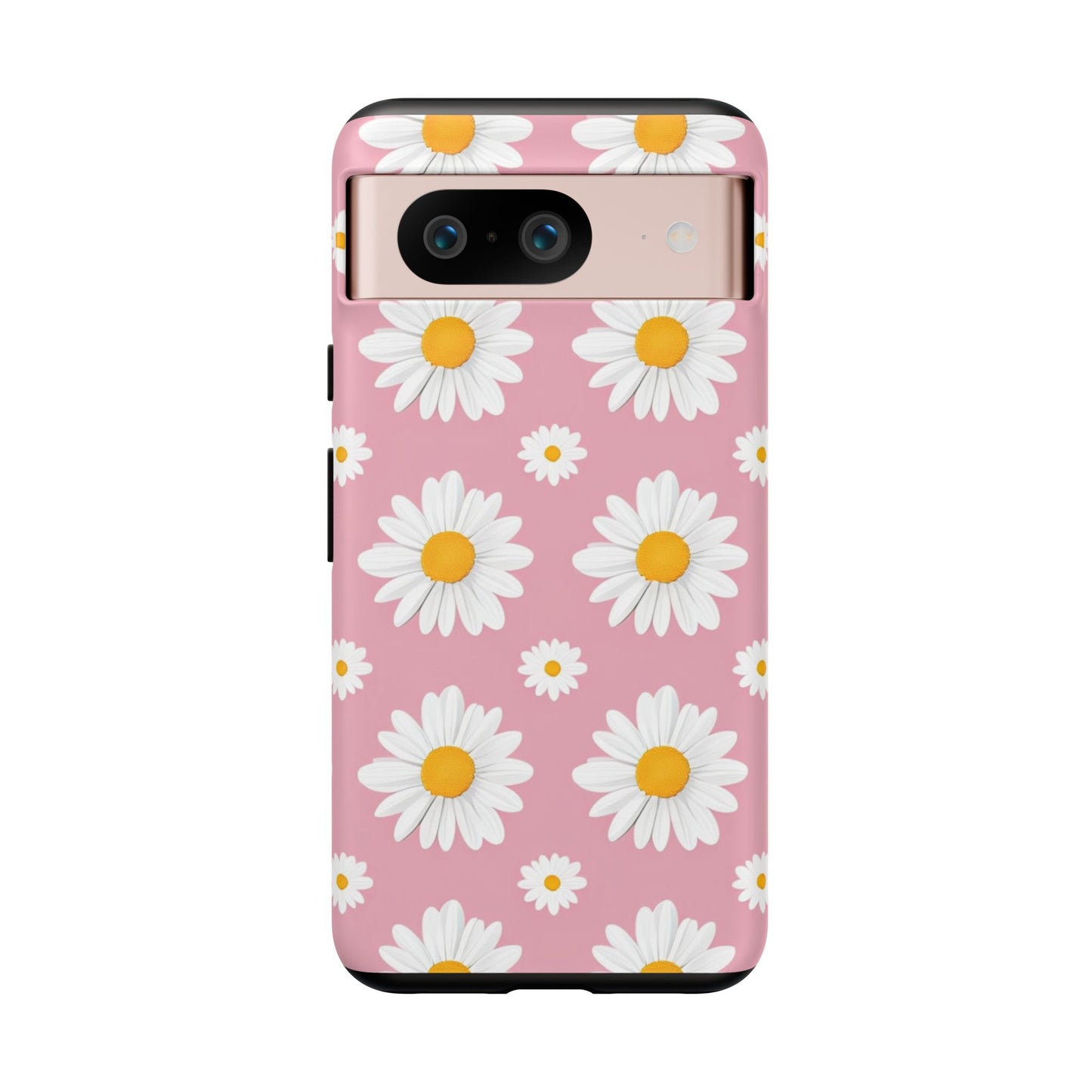 Daisy Phone Case | Floral Design, Tough Protection, Pink Flower Pattern, Gift for Her, Spring Aesthetic, iPhone Case