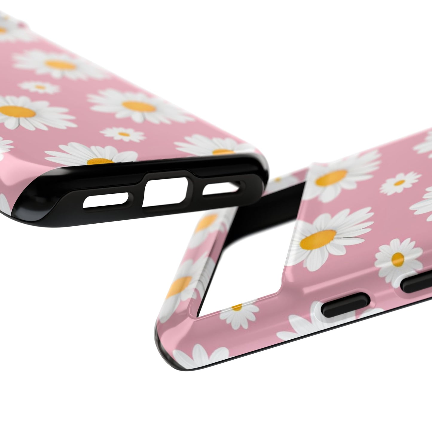 Daisy Phone Case | Floral Design, Tough Protection, Pink Flower Pattern, Gift for Her, Spring Aesthetic, iPhone Case