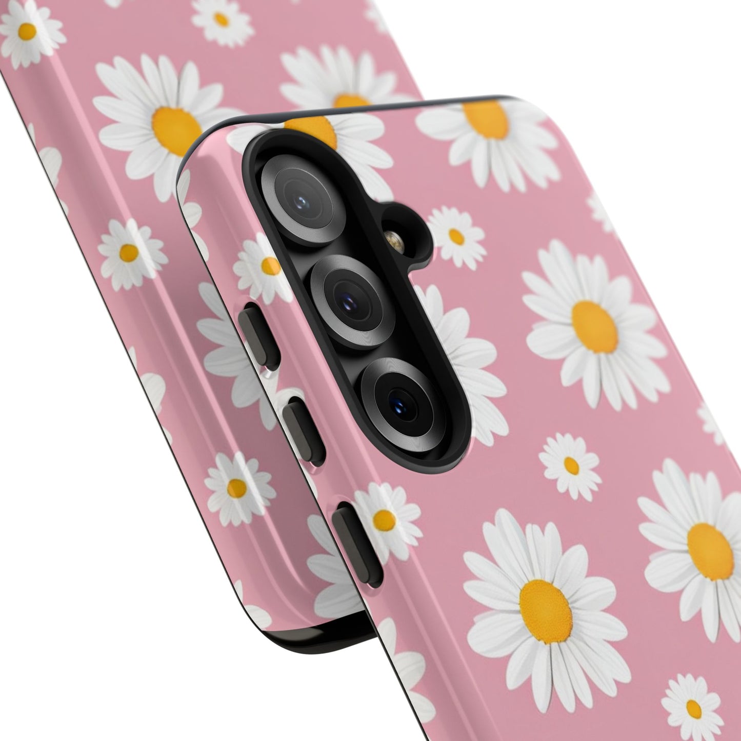 Daisy Phone Case | Floral Design, Tough Protection, Pink Flower Pattern, Gift for Her, Spring Aesthetic, iPhone Case