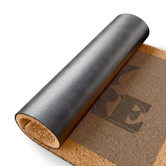 Friendly Welcome Doormat, Home Decor Mat, Outdoor Entryway Rug, Funny Greeting Door Mat, Modern Home Accessory