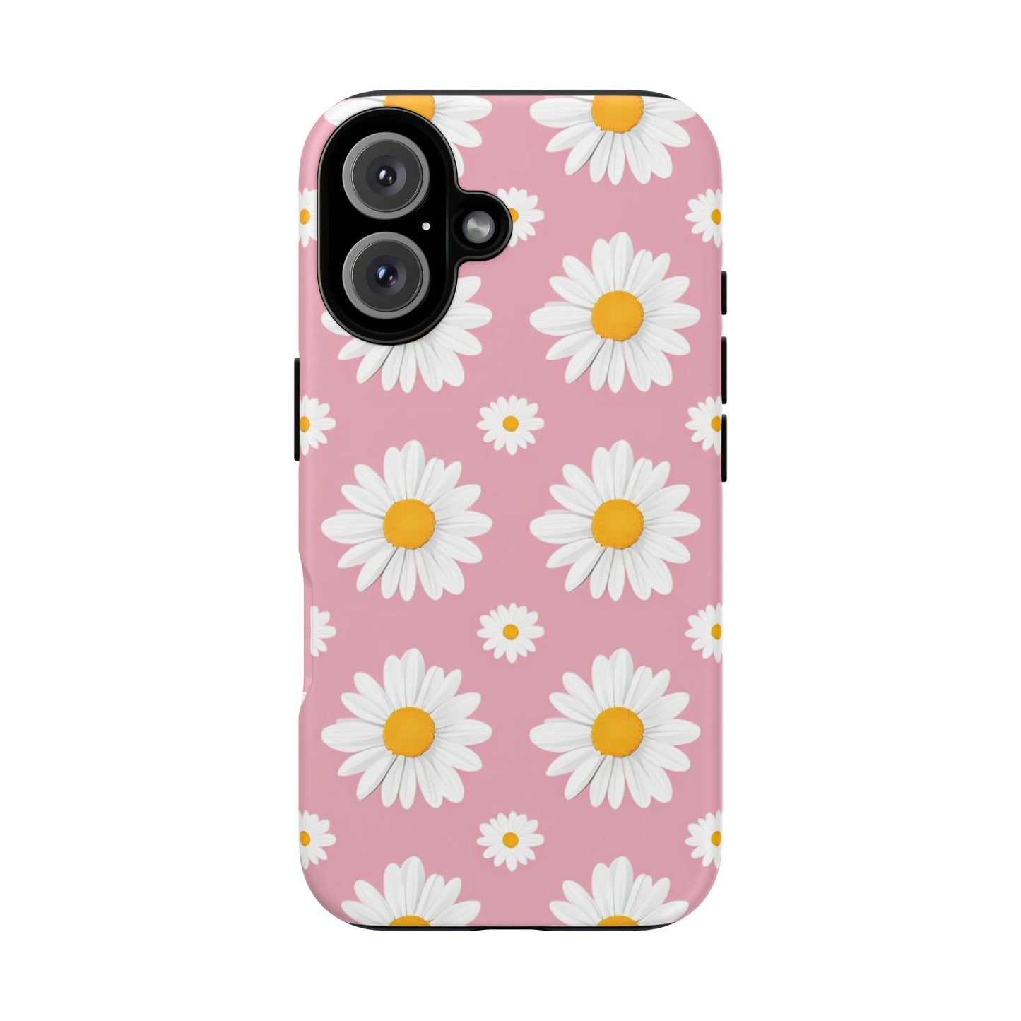Daisy Phone Case | Floral Design, Tough Protection, Pink Flower Pattern, Gift for Her, Spring Aesthetic, iPhone Case