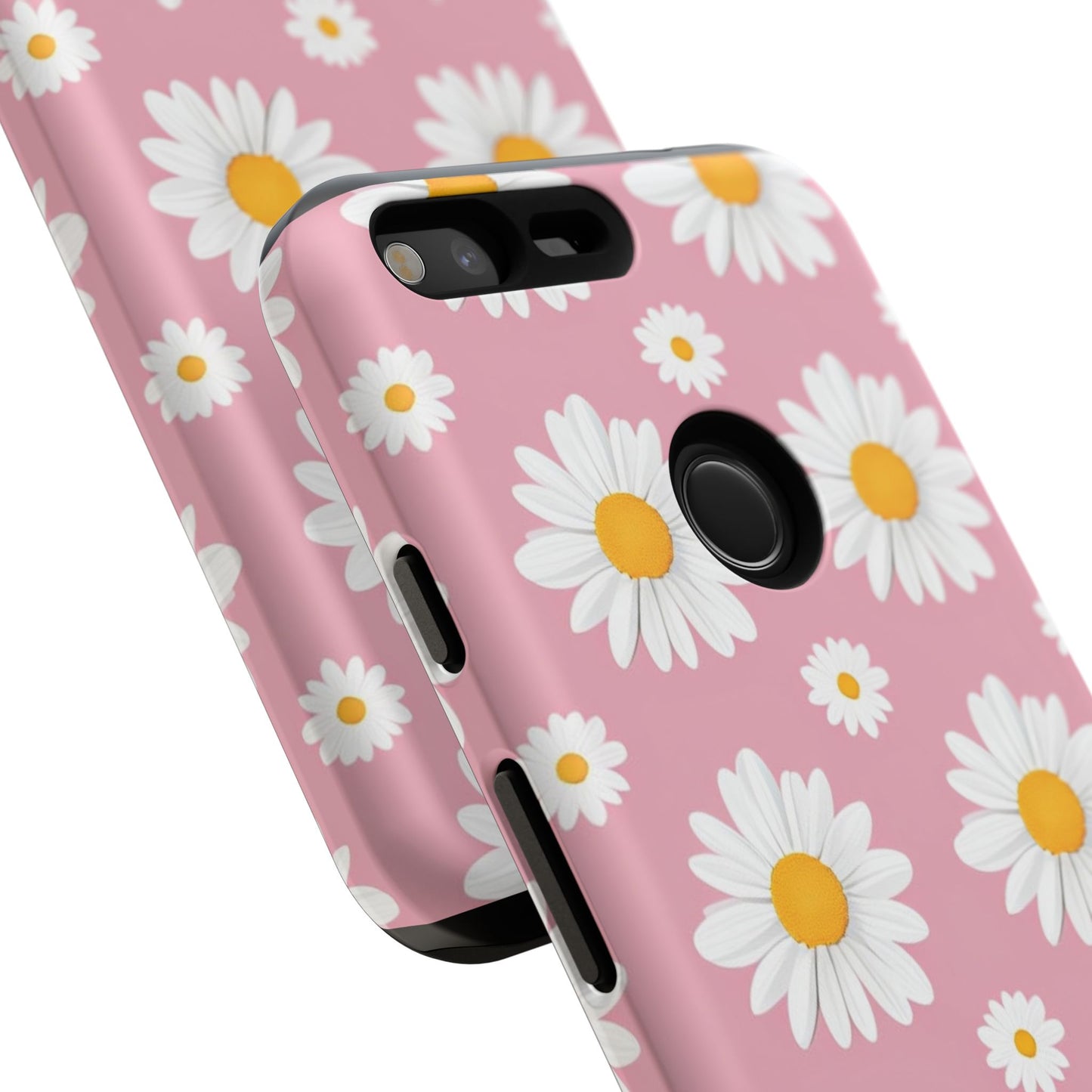 Daisy Phone Case | Floral Design, Tough Protection, Pink Flower Pattern, Gift for Her, Spring Aesthetic, iPhone Case