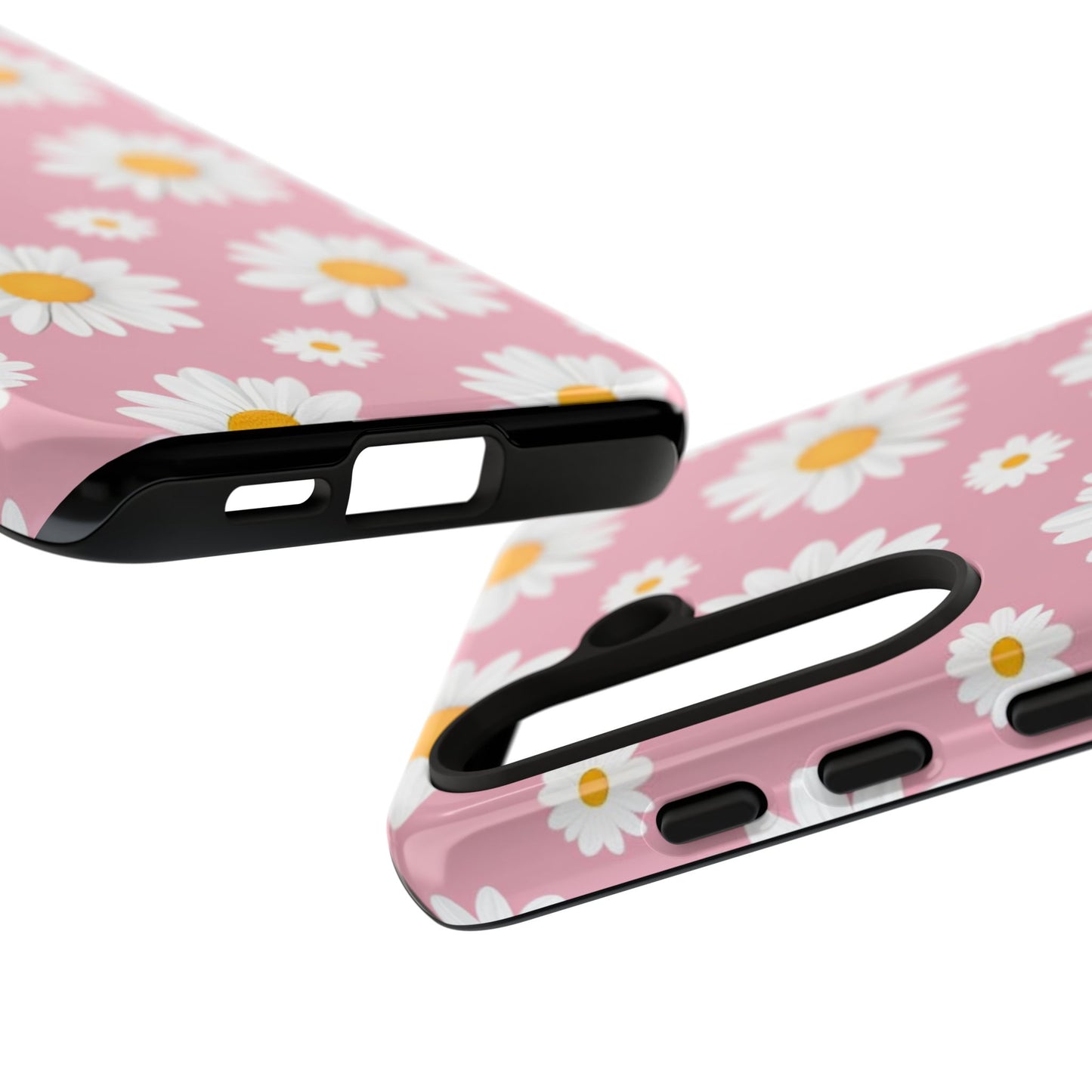 Daisy Phone Case | Floral Design, Tough Protection, Pink Flower Pattern, Gift for Her, Spring Aesthetic, iPhone Case
