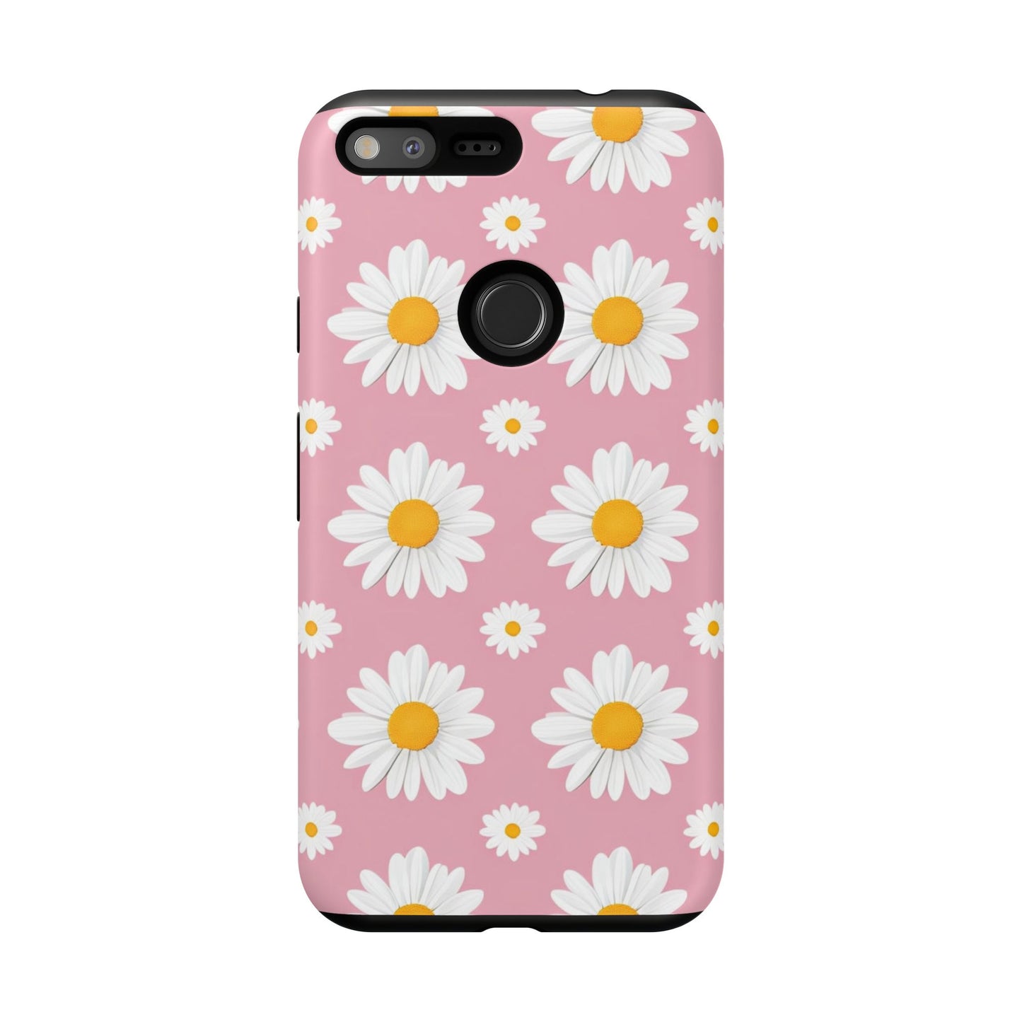 Daisy Phone Case | Floral Design, Tough Protection, Pink Flower Pattern, Gift for Her, Spring Aesthetic, iPhone Case