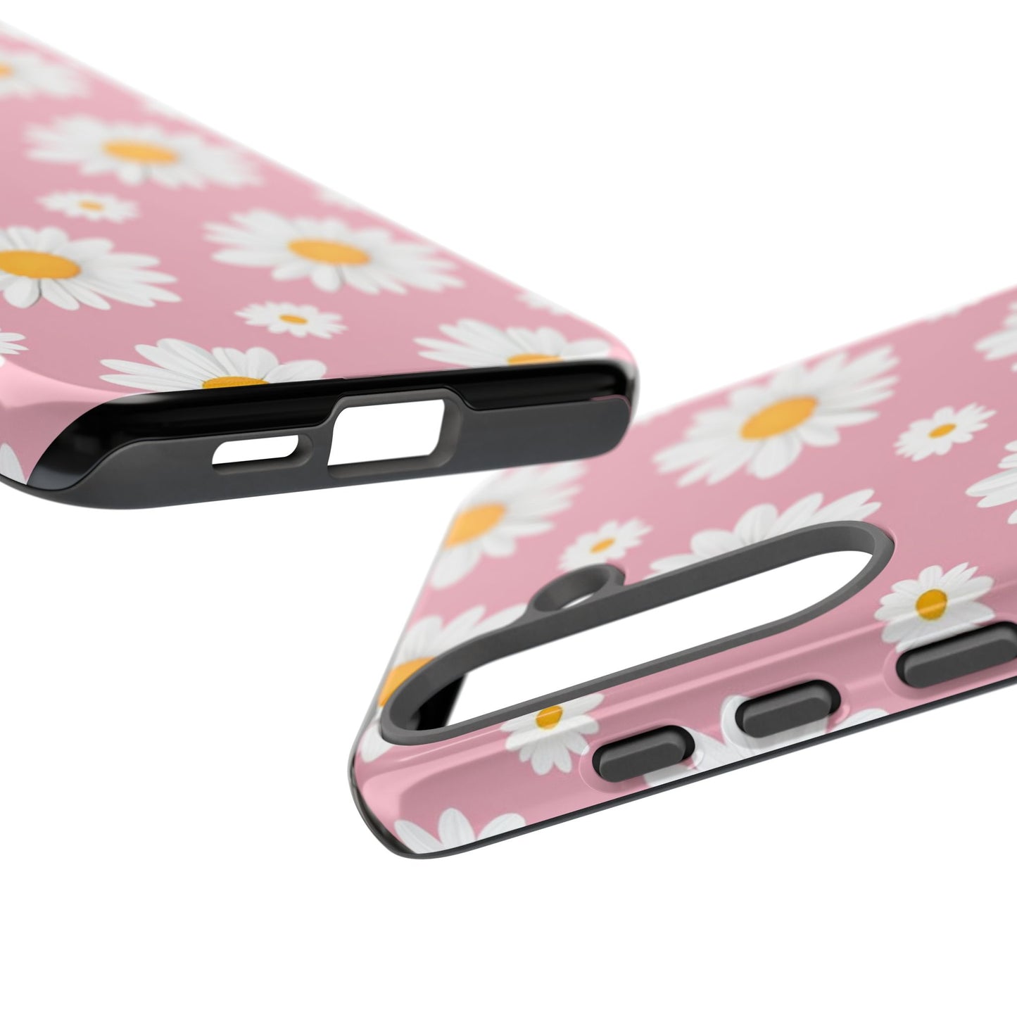 Daisy Phone Case | Floral Design, Tough Protection, Pink Flower Pattern, Gift for Her, Spring Aesthetic, iPhone Case