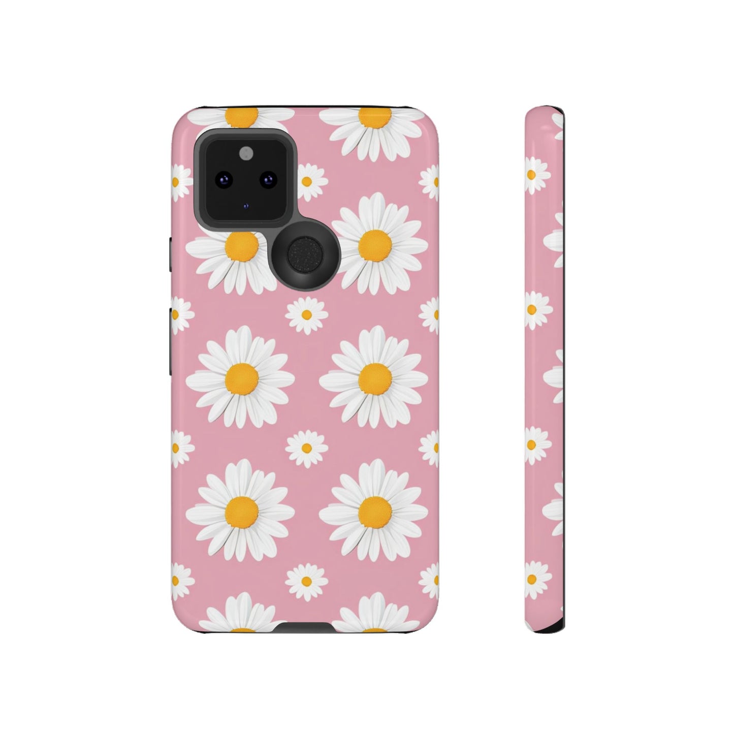 Daisy Phone Case | Floral Design, Tough Protection, Pink Flower Pattern, Gift for Her, Spring Aesthetic, iPhone Case