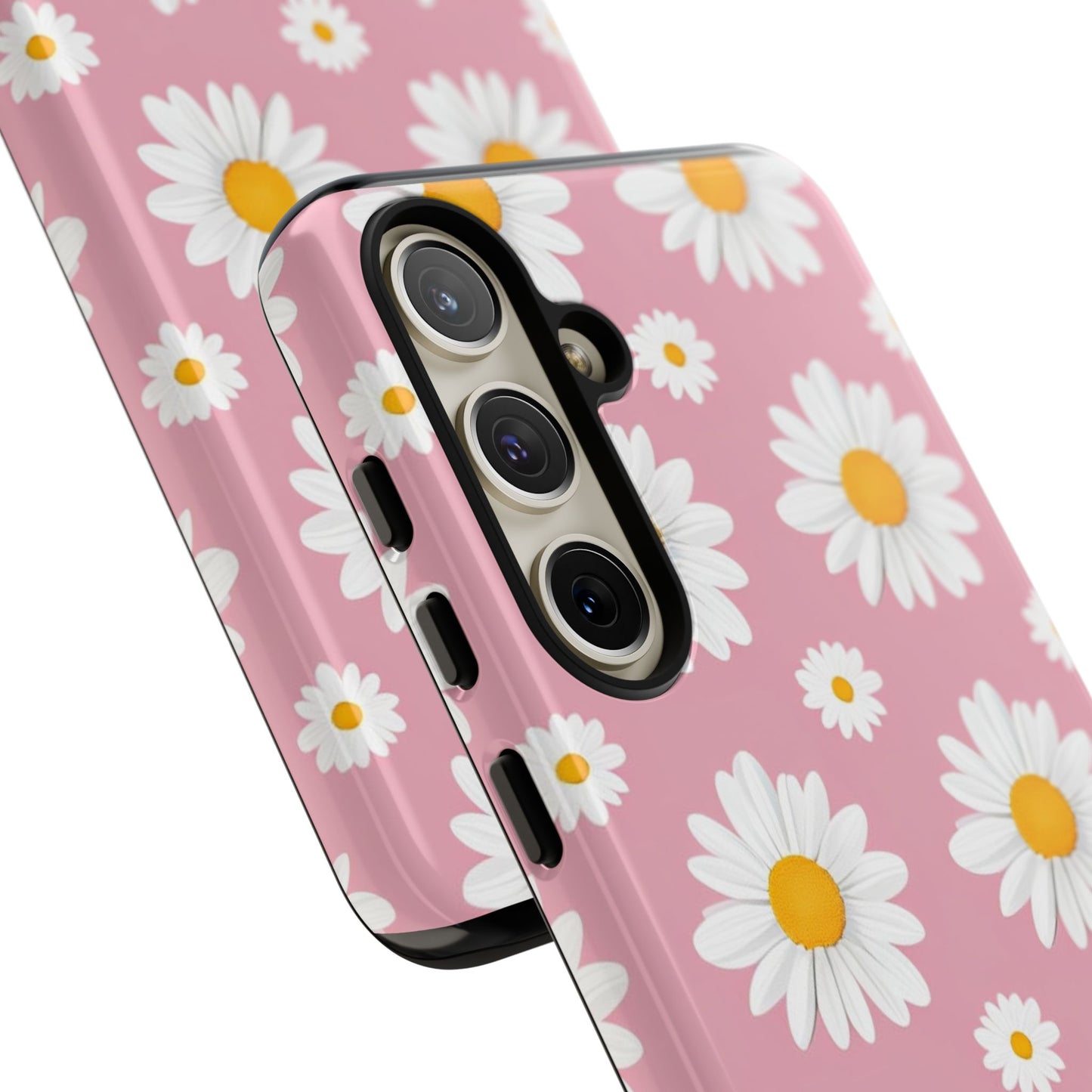 Daisy Phone Case | Floral Design, Tough Protection, Pink Flower Pattern, Gift for Her, Spring Aesthetic, iPhone Case