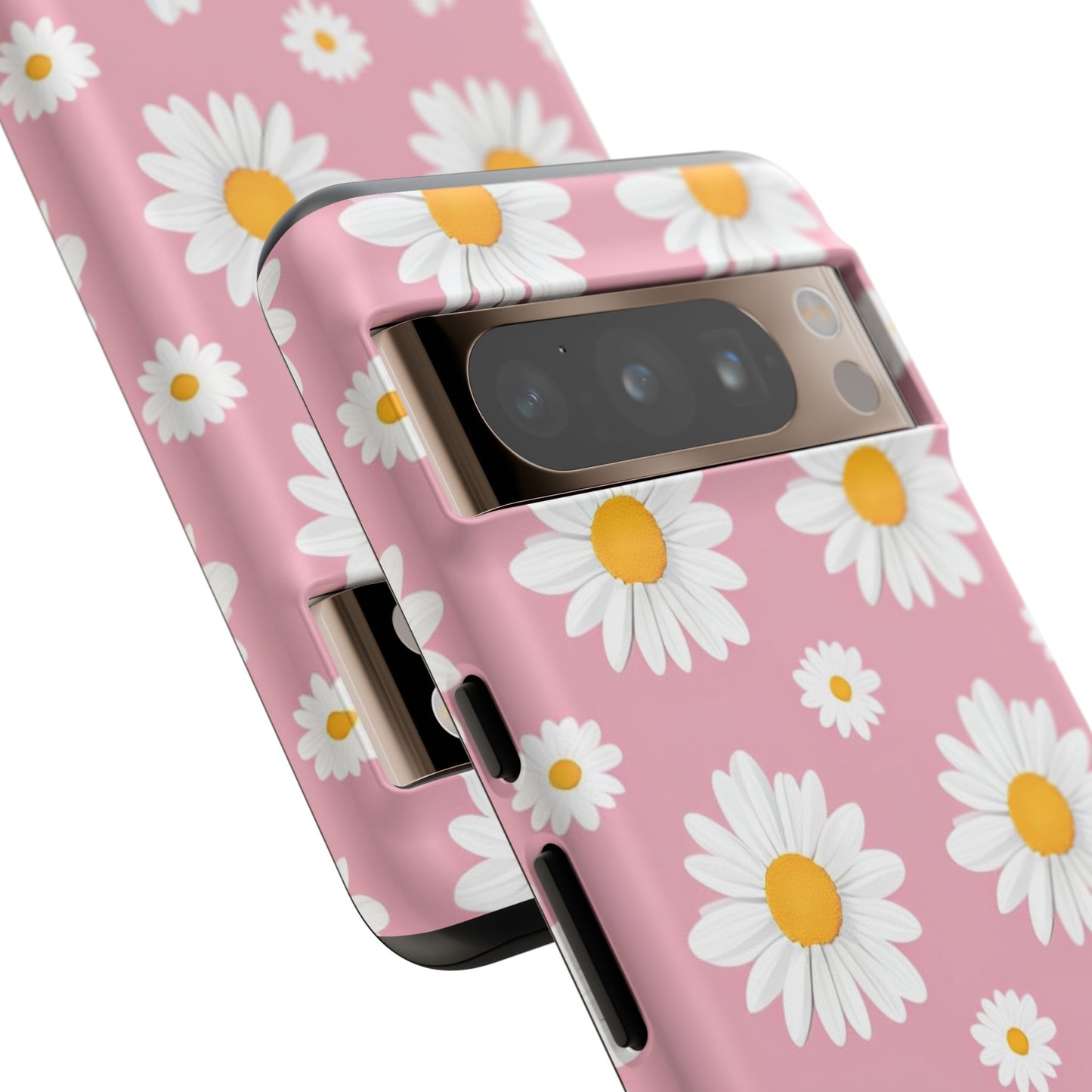 Daisy Phone Case | Floral Design, Tough Protection, Pink Flower Pattern, Gift for Her, Spring Aesthetic, iPhone Case