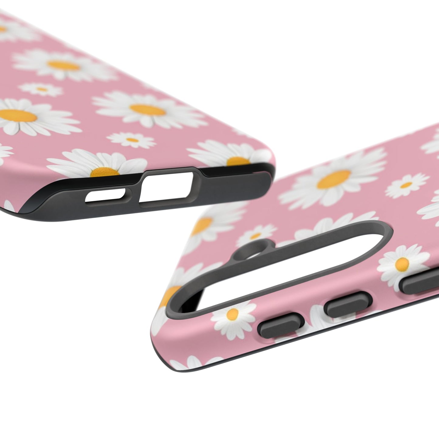 Daisy Phone Case | Floral Design, Tough Protection, Pink Flower Pattern, Gift for Her, Spring Aesthetic, iPhone Case