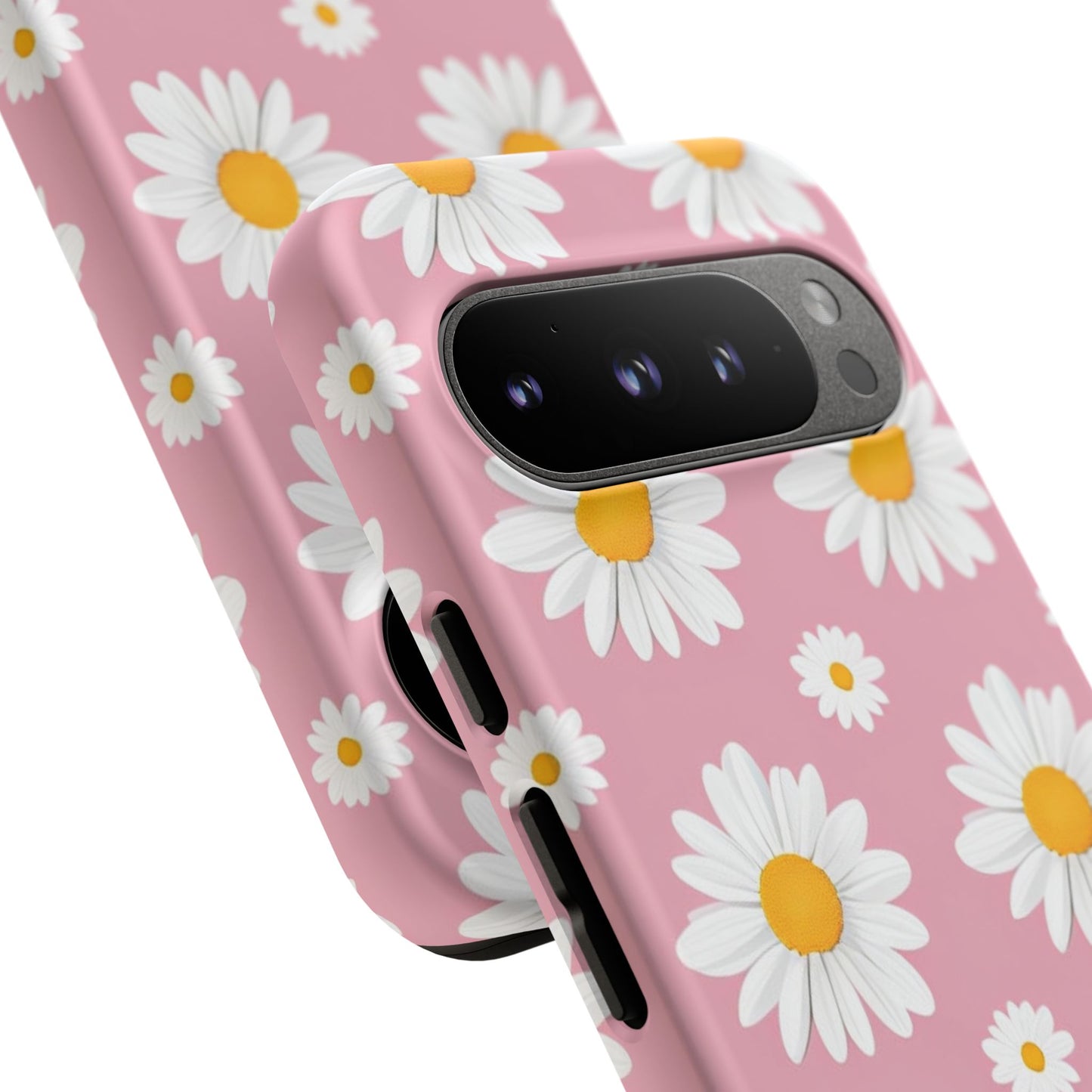 Daisy Phone Case | Floral Design, Tough Protection, Pink Flower Pattern, Gift for Her, Spring Aesthetic, iPhone Case