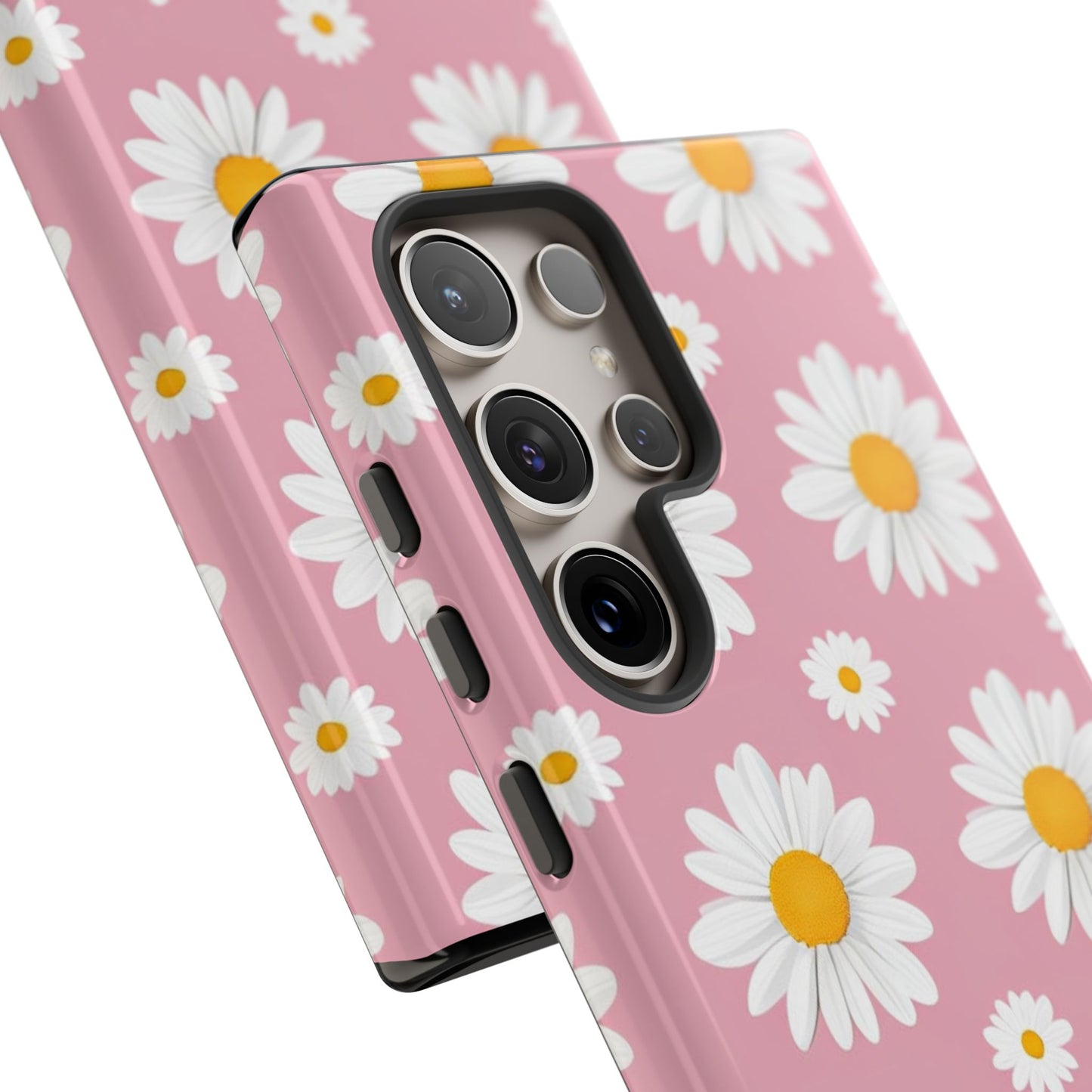 Daisy Phone Case | Floral Design, Tough Protection, Pink Flower Pattern, Gift for Her, Spring Aesthetic, iPhone Case