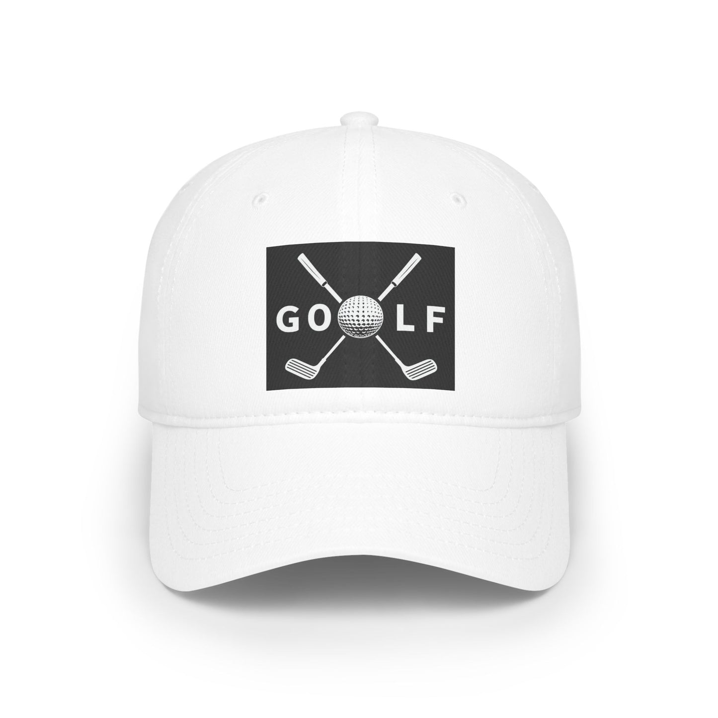 Golf Enthusiast Low Profile Baseball Cap, Gift for Golf Lovers, Sporty Hat, Dad Cap, Casual Outdoor Cap