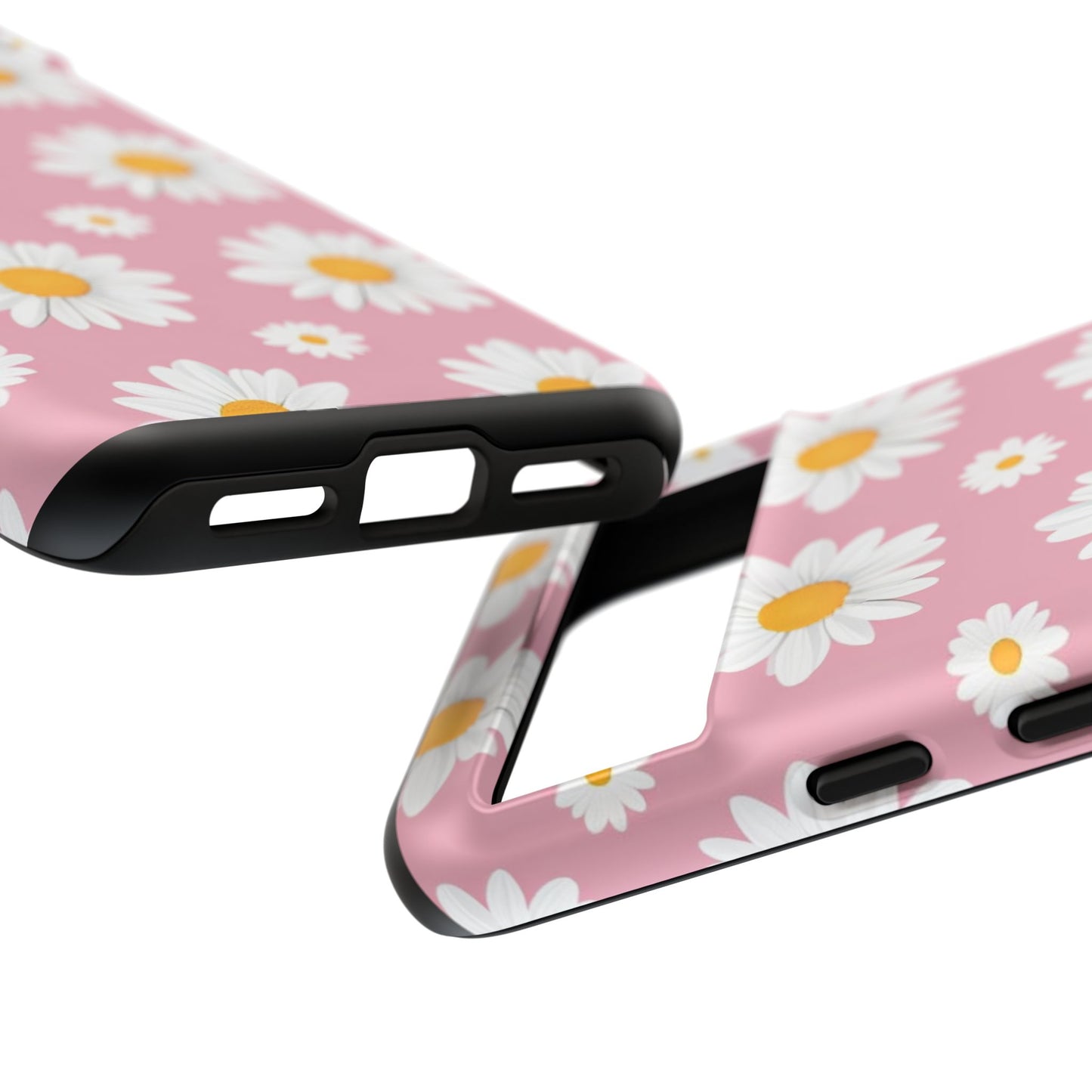 Daisy Phone Case | Floral Design, Tough Protection, Pink Flower Pattern, Gift for Her, Spring Aesthetic, iPhone Case