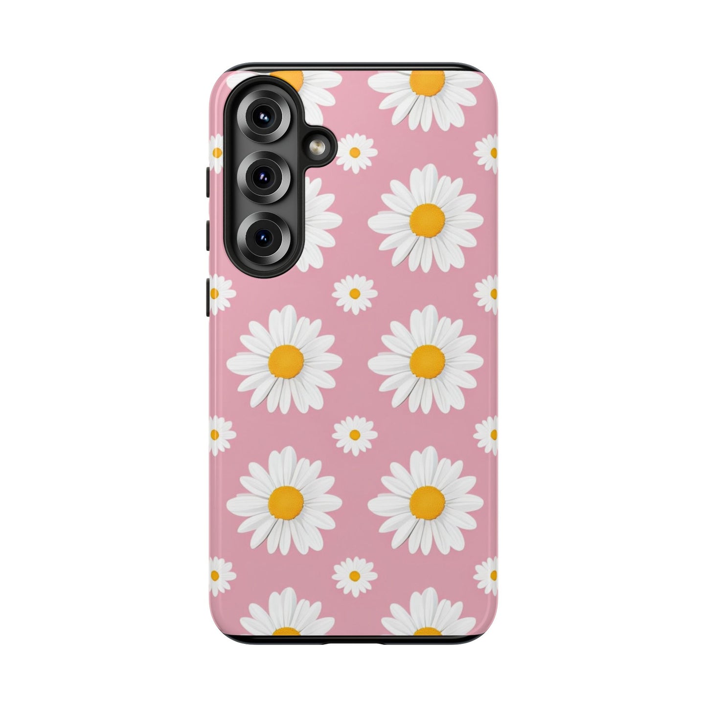 Daisy Phone Case | Floral Design, Tough Protection, Pink Flower Pattern, Gift for Her, Spring Aesthetic, iPhone Case