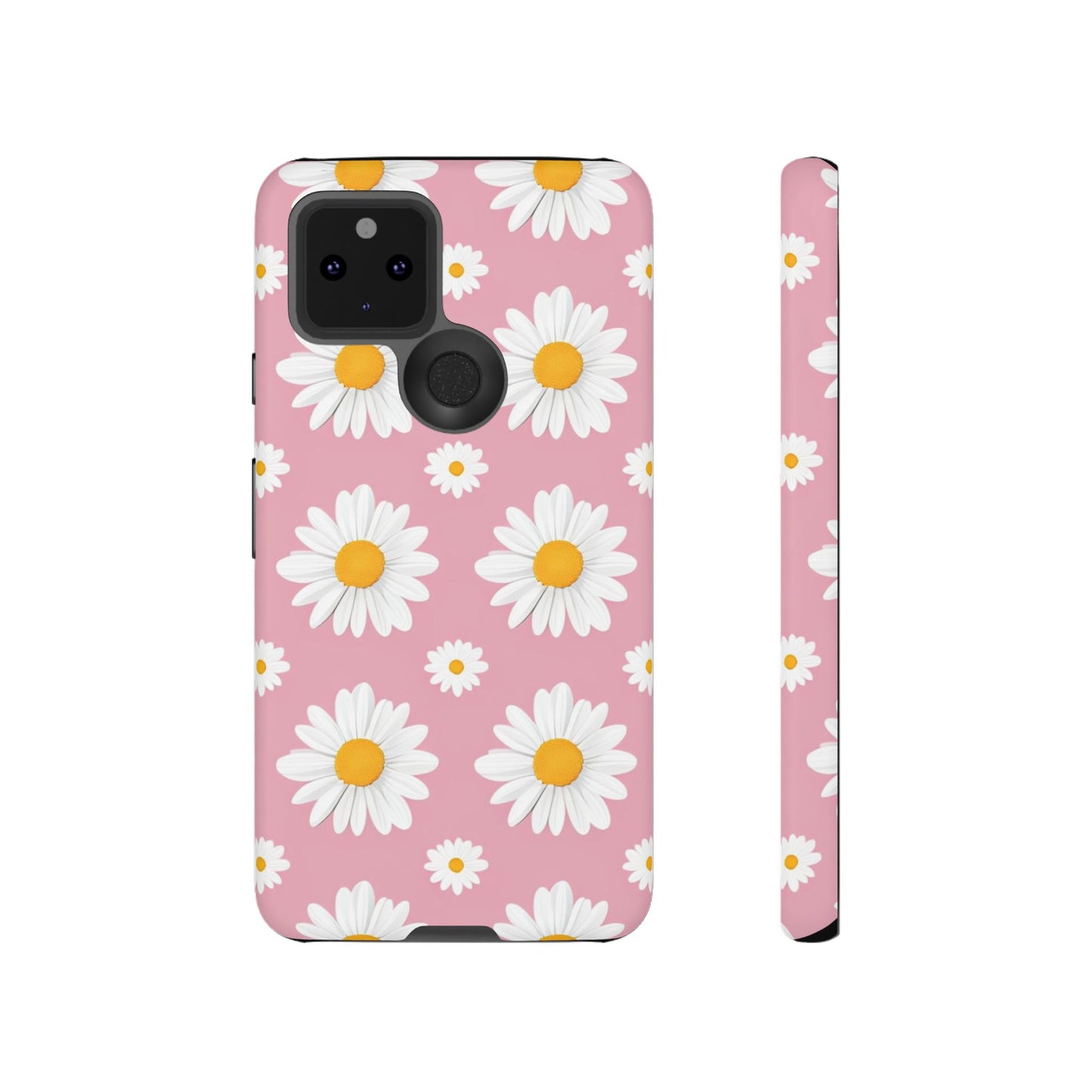 Daisy Phone Case | Floral Design, Tough Protection, Pink Flower Pattern, Gift for Her, Spring Aesthetic, iPhone Case