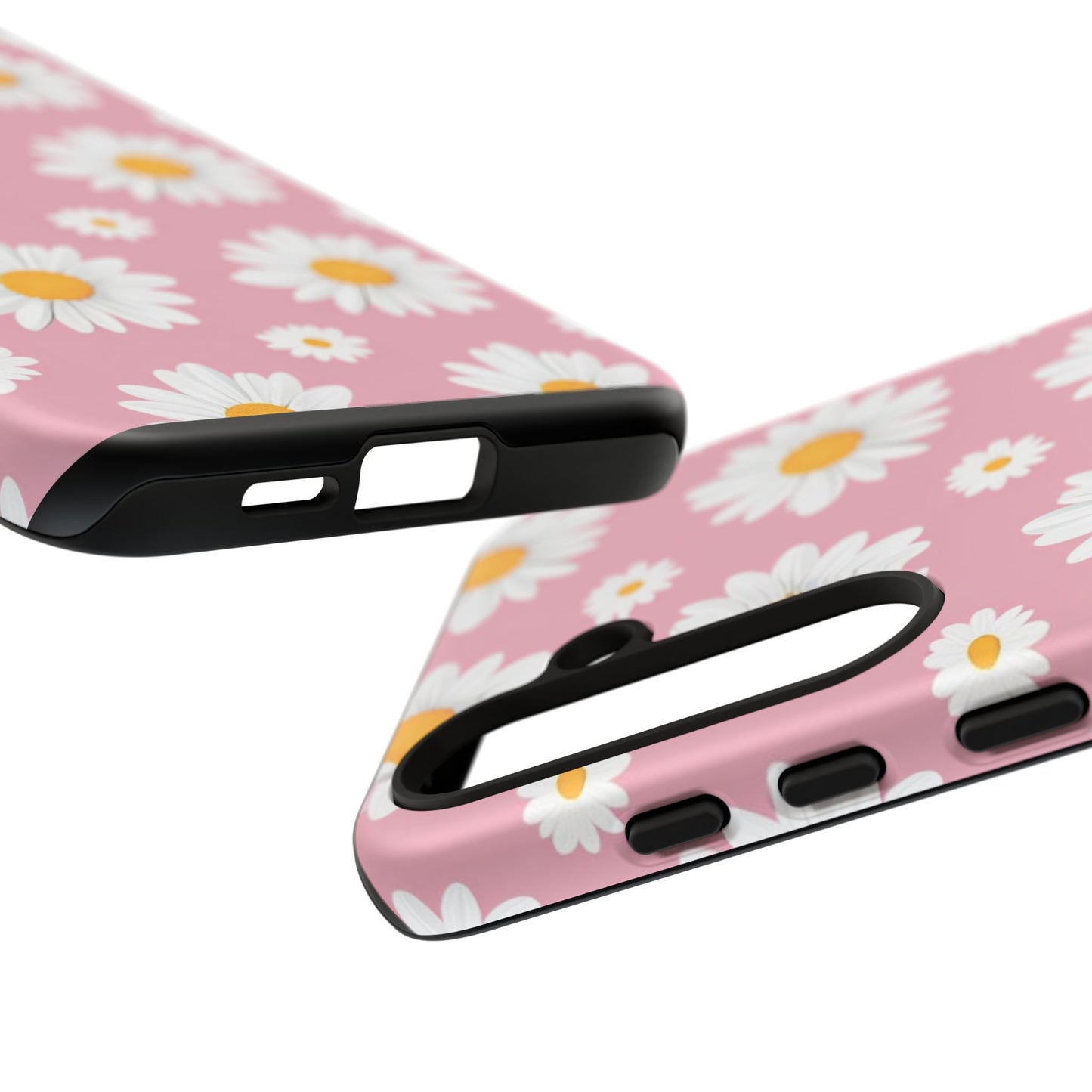 Daisy Phone Case | Floral Design, Tough Protection, Pink Flower Pattern, Gift for Her, Spring Aesthetic, iPhone Case