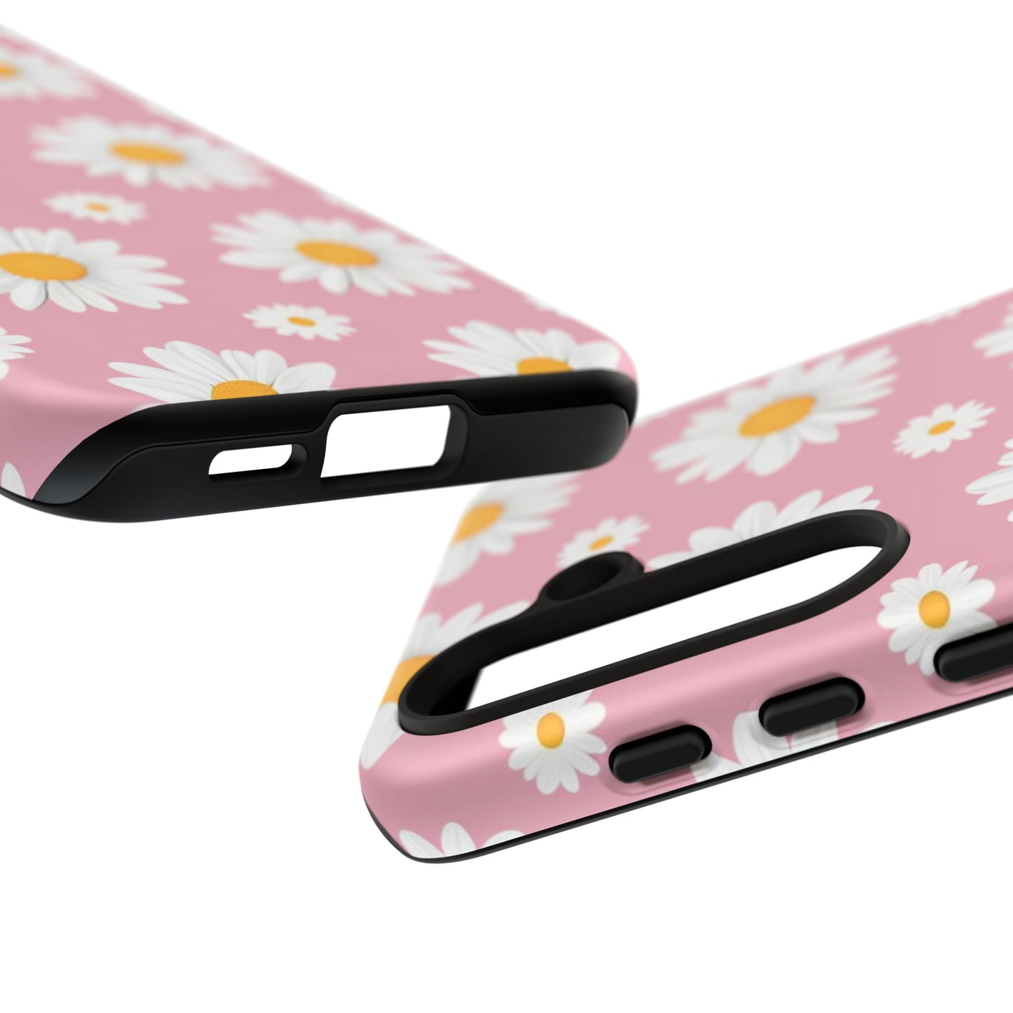 Daisy Phone Case | Floral Design, Tough Protection, Pink Flower Pattern, Gift for Her, Spring Aesthetic, iPhone Case