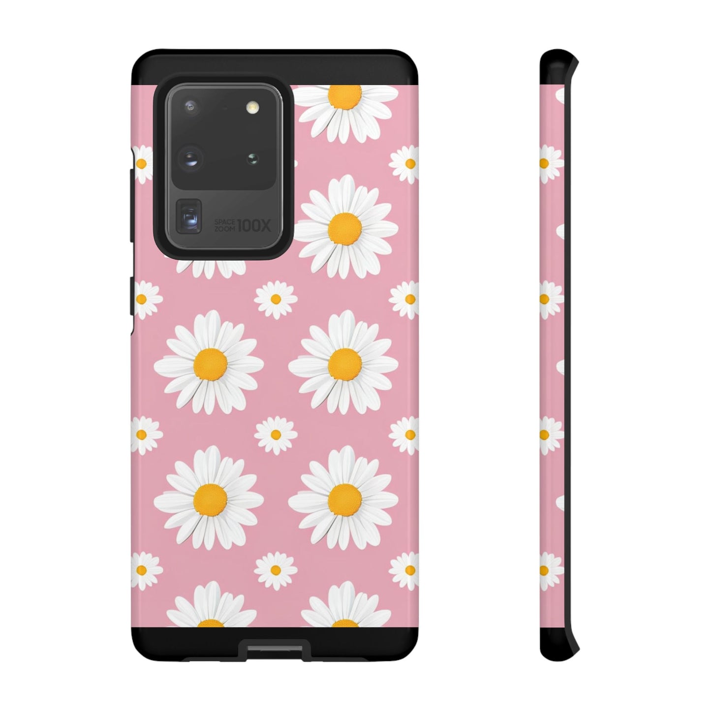 Daisy Phone Case | Floral Design, Tough Protection, Pink Flower Pattern, Gift for Her, Spring Aesthetic, iPhone Case