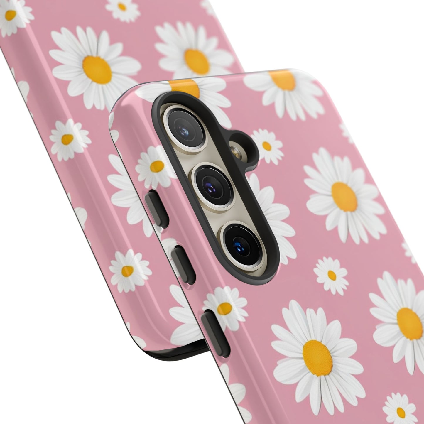 Daisy Phone Case | Floral Design, Tough Protection, Pink Flower Pattern, Gift for Her, Spring Aesthetic, iPhone Case