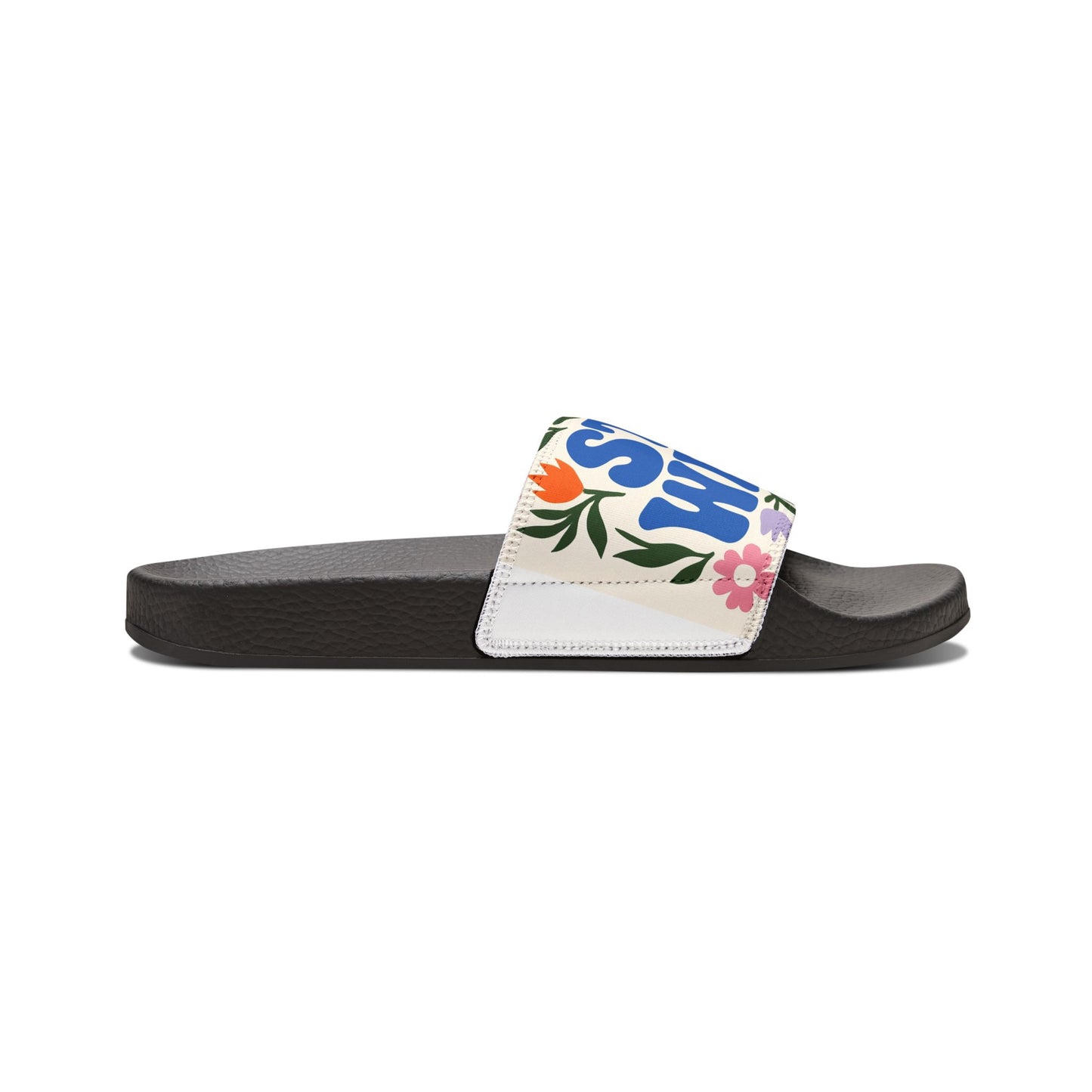 Stay Weird Women's Sandals, Fun Slide Sandals, Casual Summer Footwear, Unique Gifts, Trendy Beach Shoes