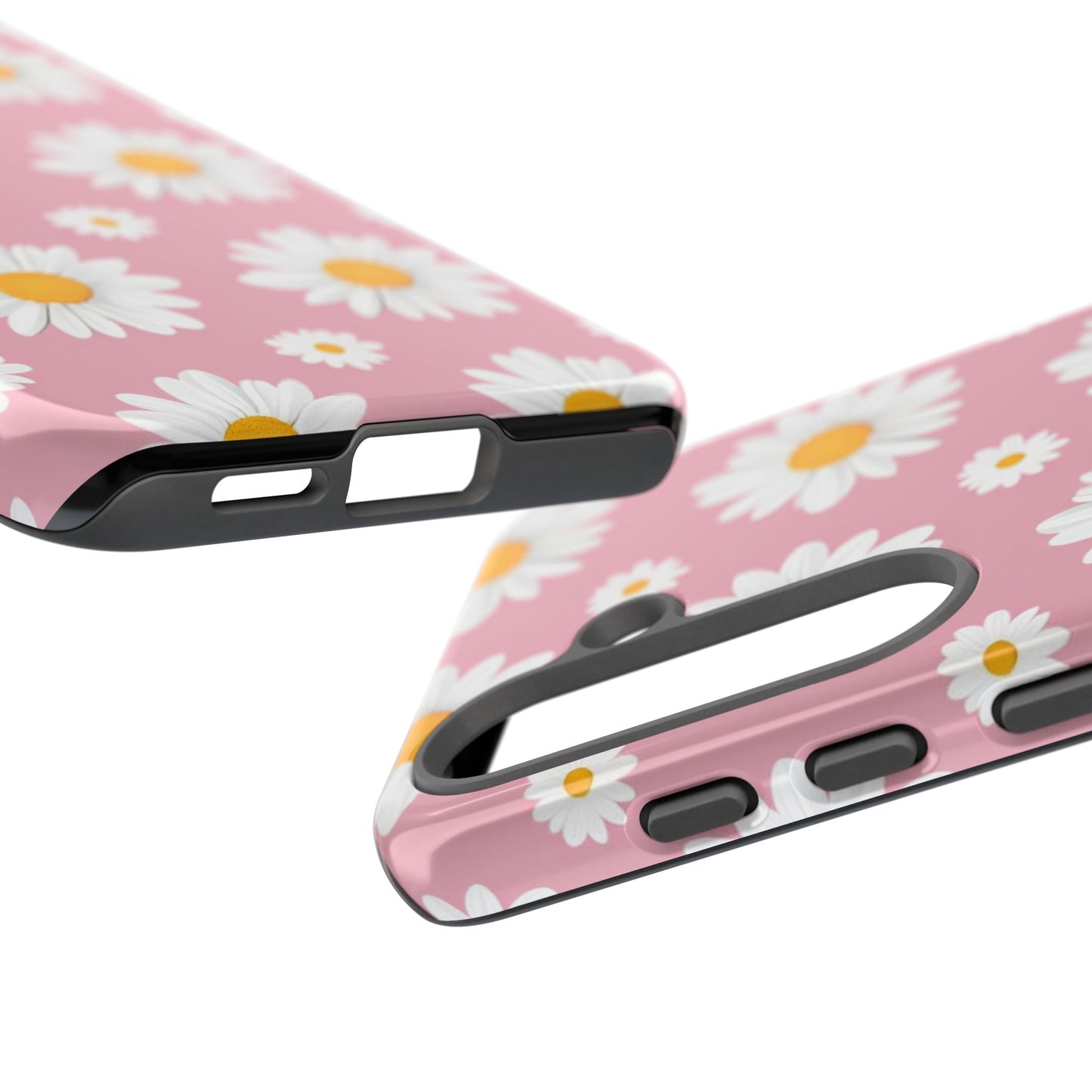 Daisy Phone Case | Floral Design, Tough Protection, Pink Flower Pattern, Gift for Her, Spring Aesthetic, iPhone Case