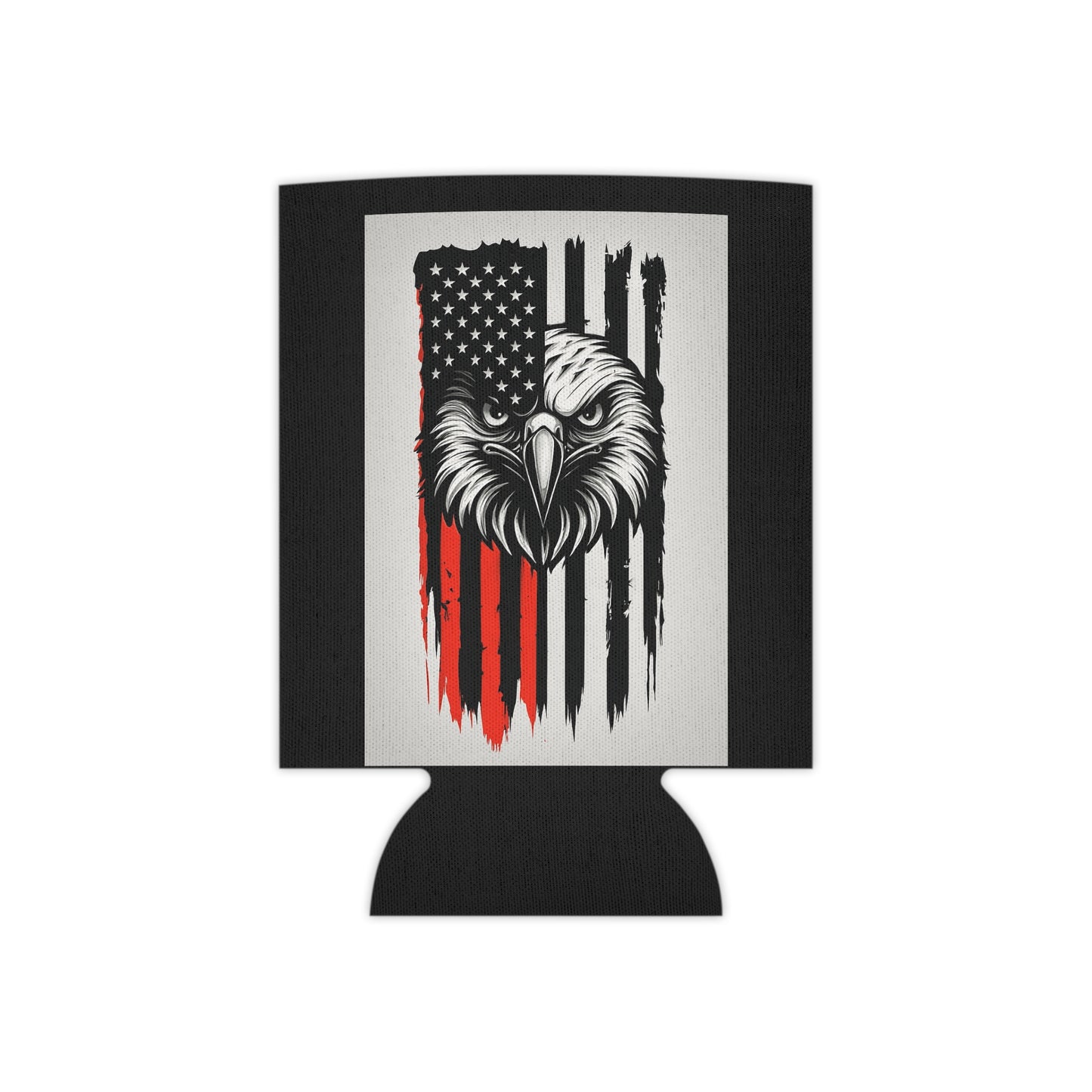 Patriotic Eagle Can Cooler, American Flag Drink Sleeve, BBQ Favors, 4th of July Gifts, Outdoor Party Essential, Sports Event Accessory