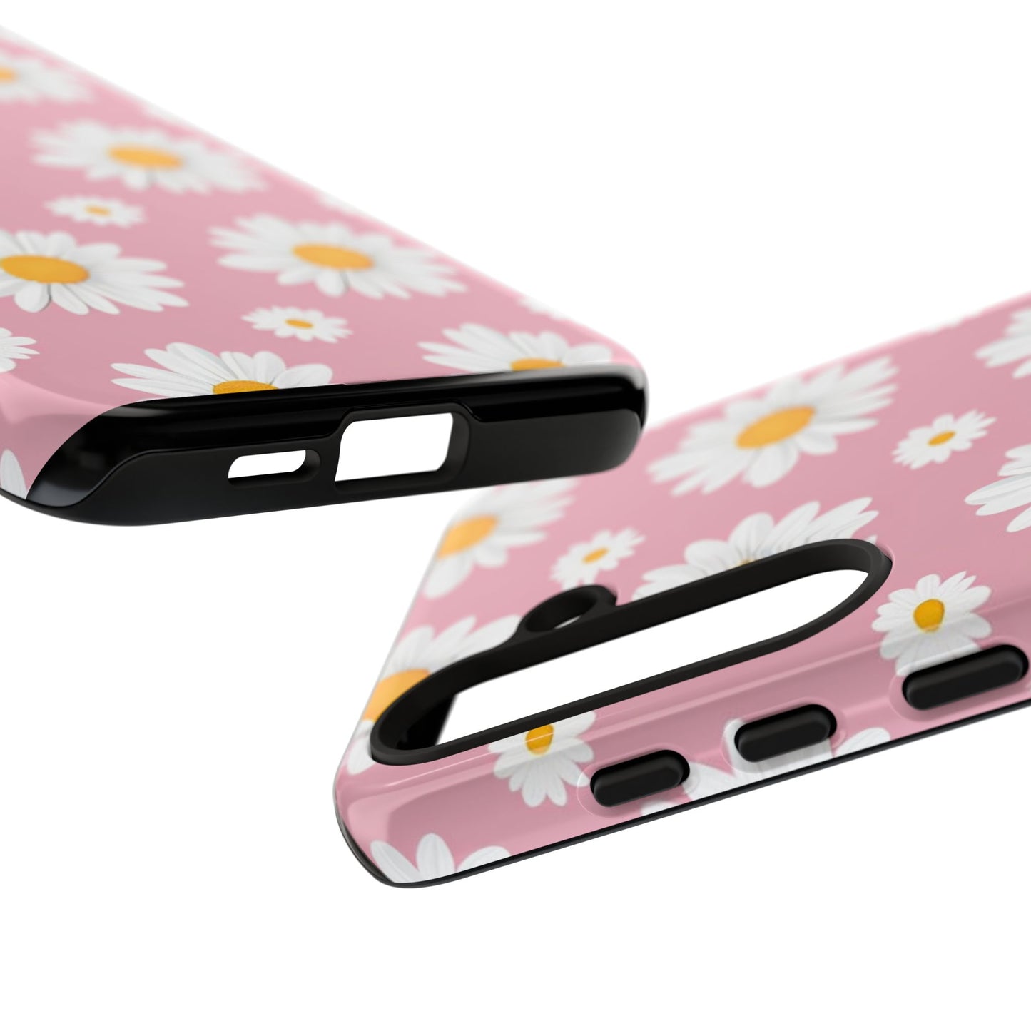 Daisy Phone Case | Floral Design, Tough Protection, Pink Flower Pattern, Gift for Her, Spring Aesthetic, iPhone Case