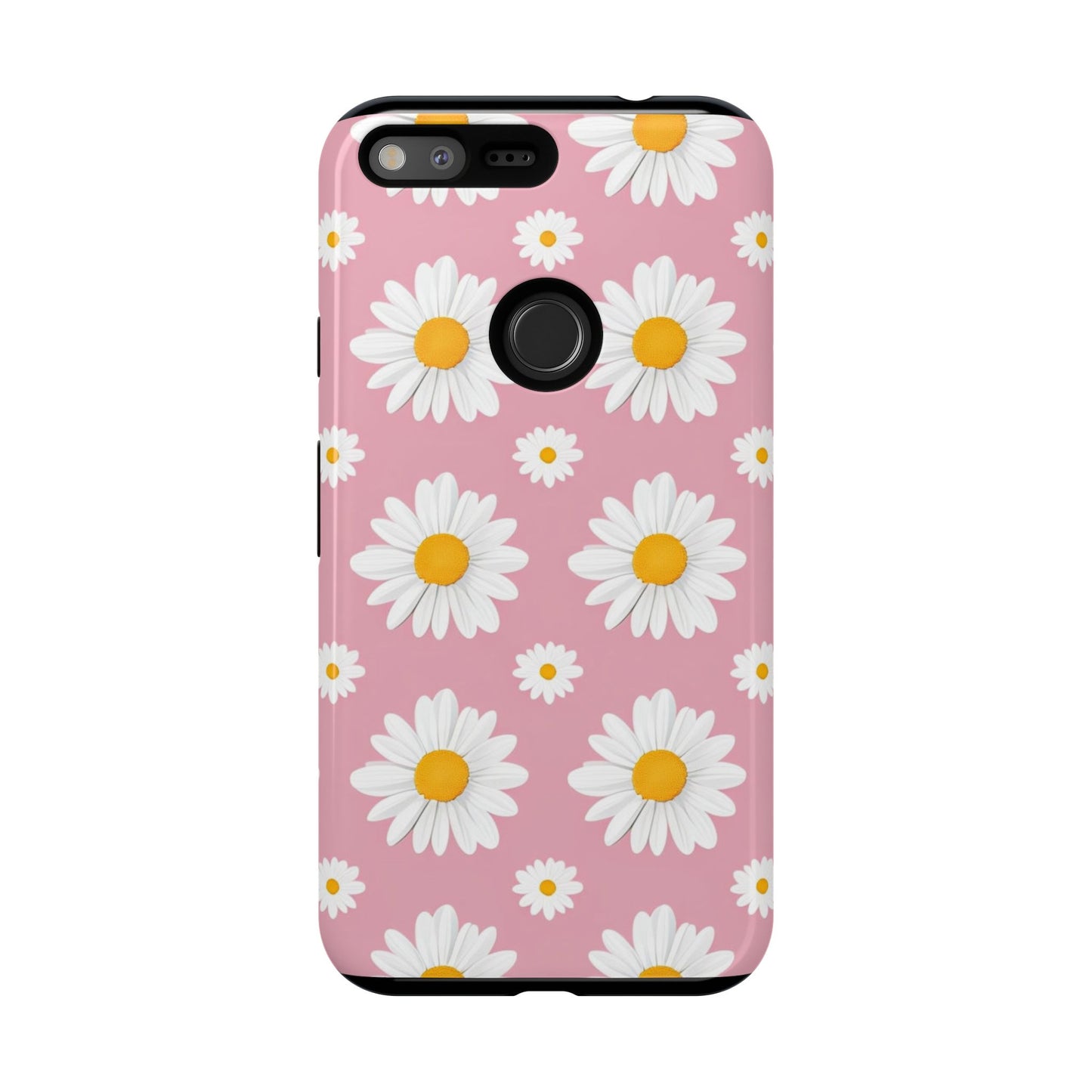 Daisy Phone Case | Floral Design, Tough Protection, Pink Flower Pattern, Gift for Her, Spring Aesthetic, iPhone Case