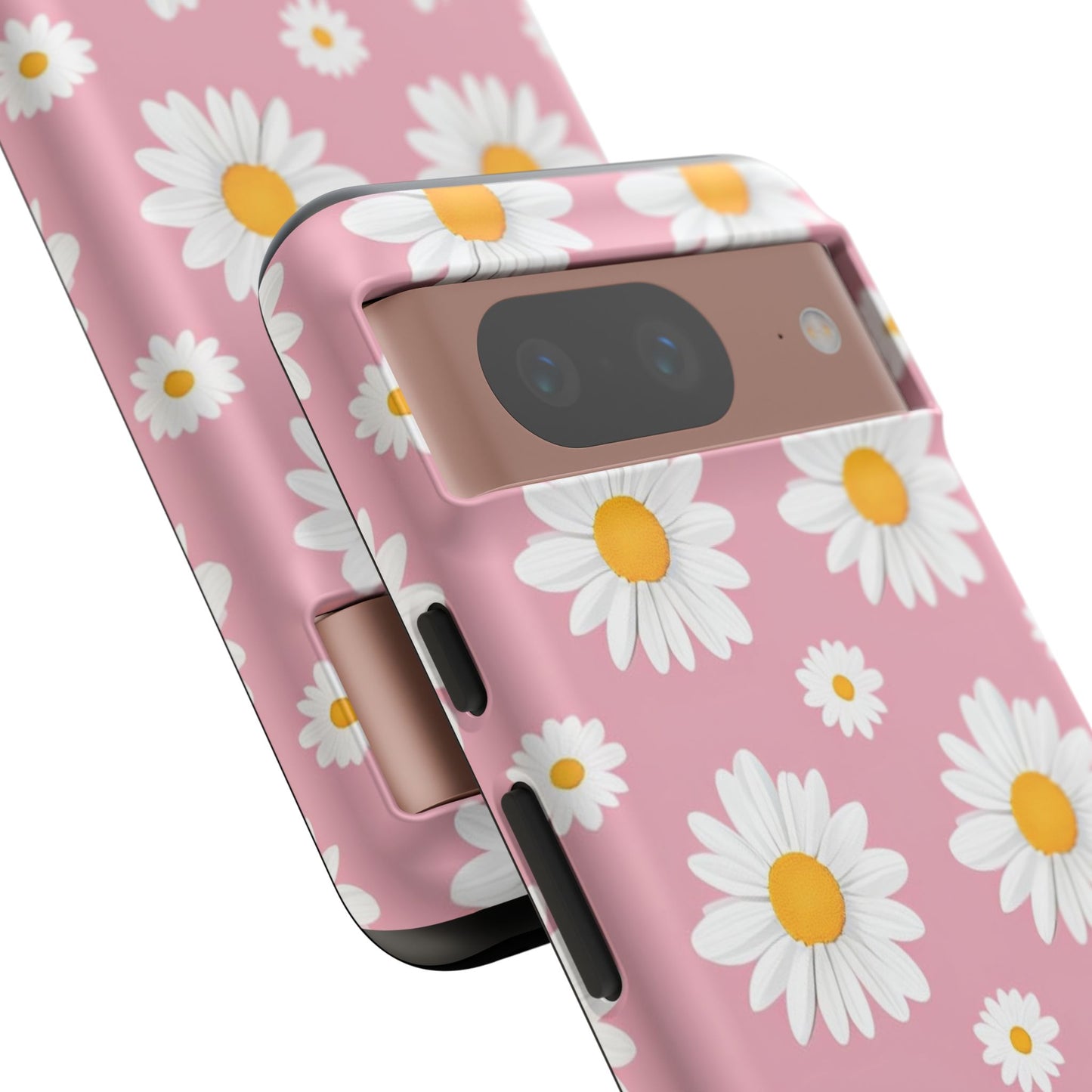 Daisy Phone Case | Floral Design, Tough Protection, Pink Flower Pattern, Gift for Her, Spring Aesthetic, iPhone Case