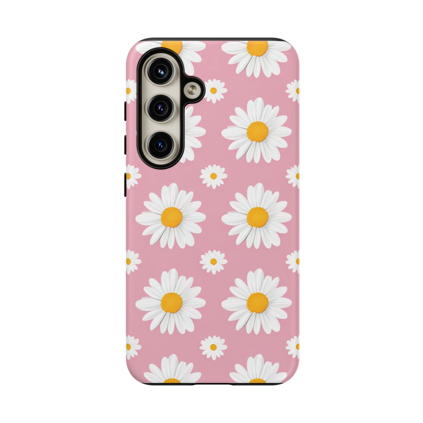 Daisy Phone Case | Floral Design, Tough Protection, Pink Flower Pattern, Gift for Her, Spring Aesthetic, iPhone Case