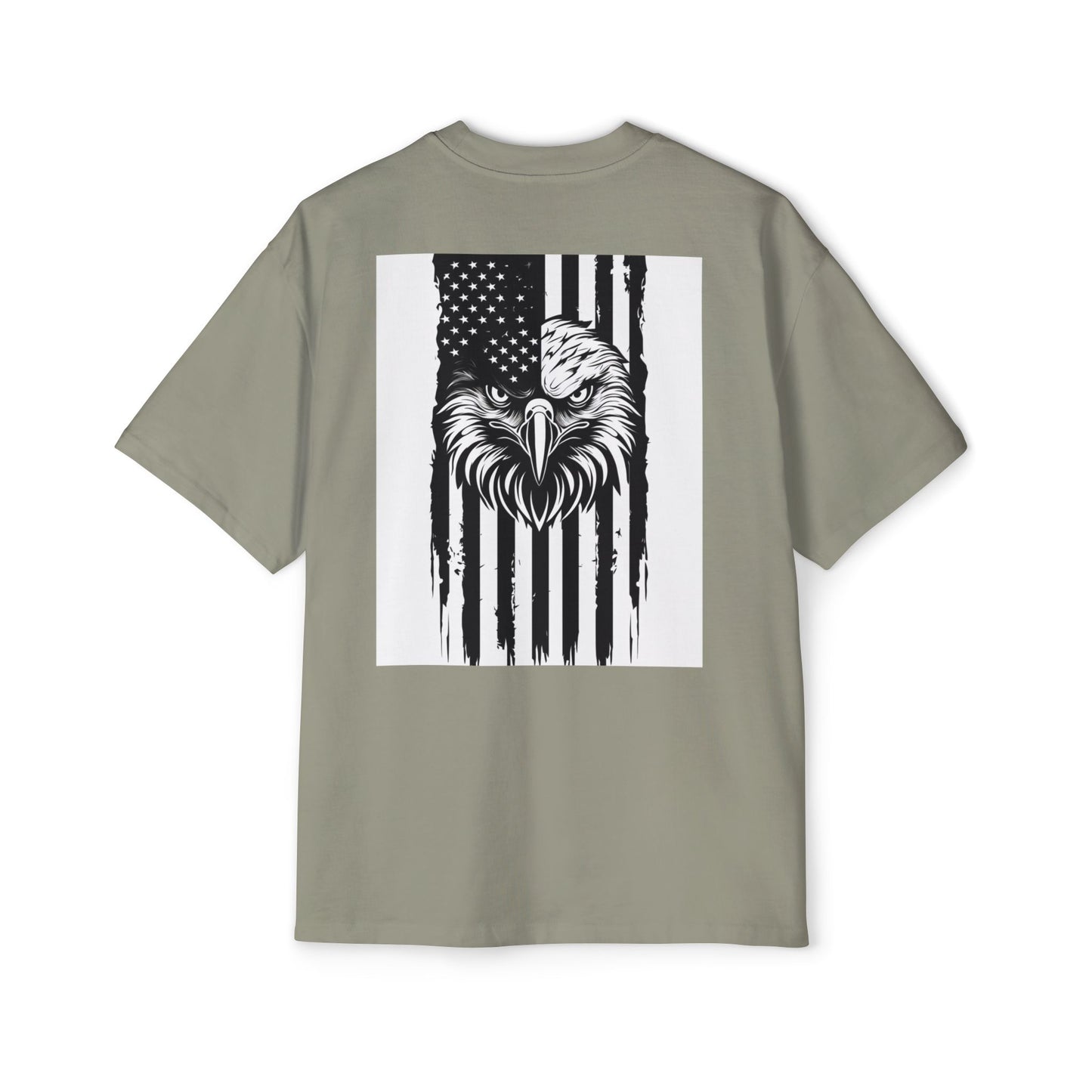 Bold American Eagle Tee for Men, Patriotic Oversized Shirt, Casual Wear, Gift for Dad, Independence Day Apparel, Freedom Outfit