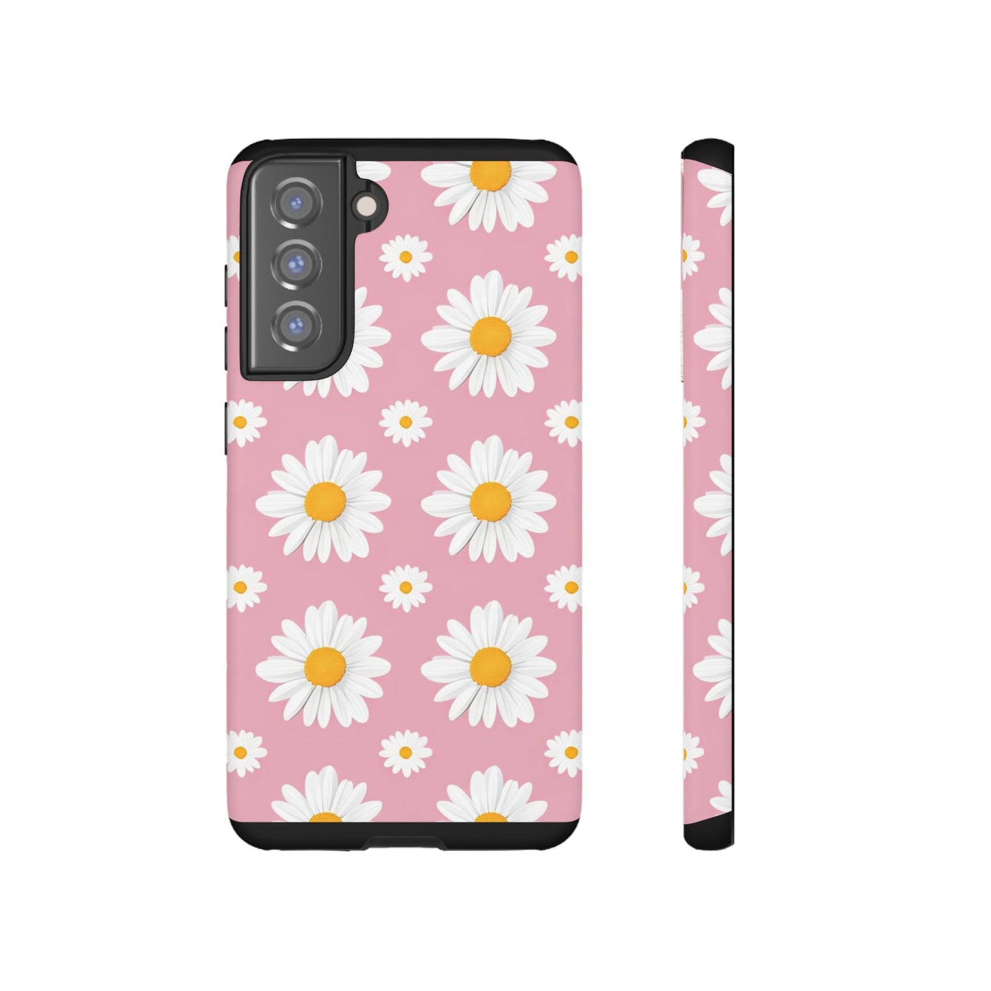 Daisy Phone Case | Floral Design, Tough Protection, Pink Flower Pattern, Gift for Her, Spring Aesthetic, iPhone Case