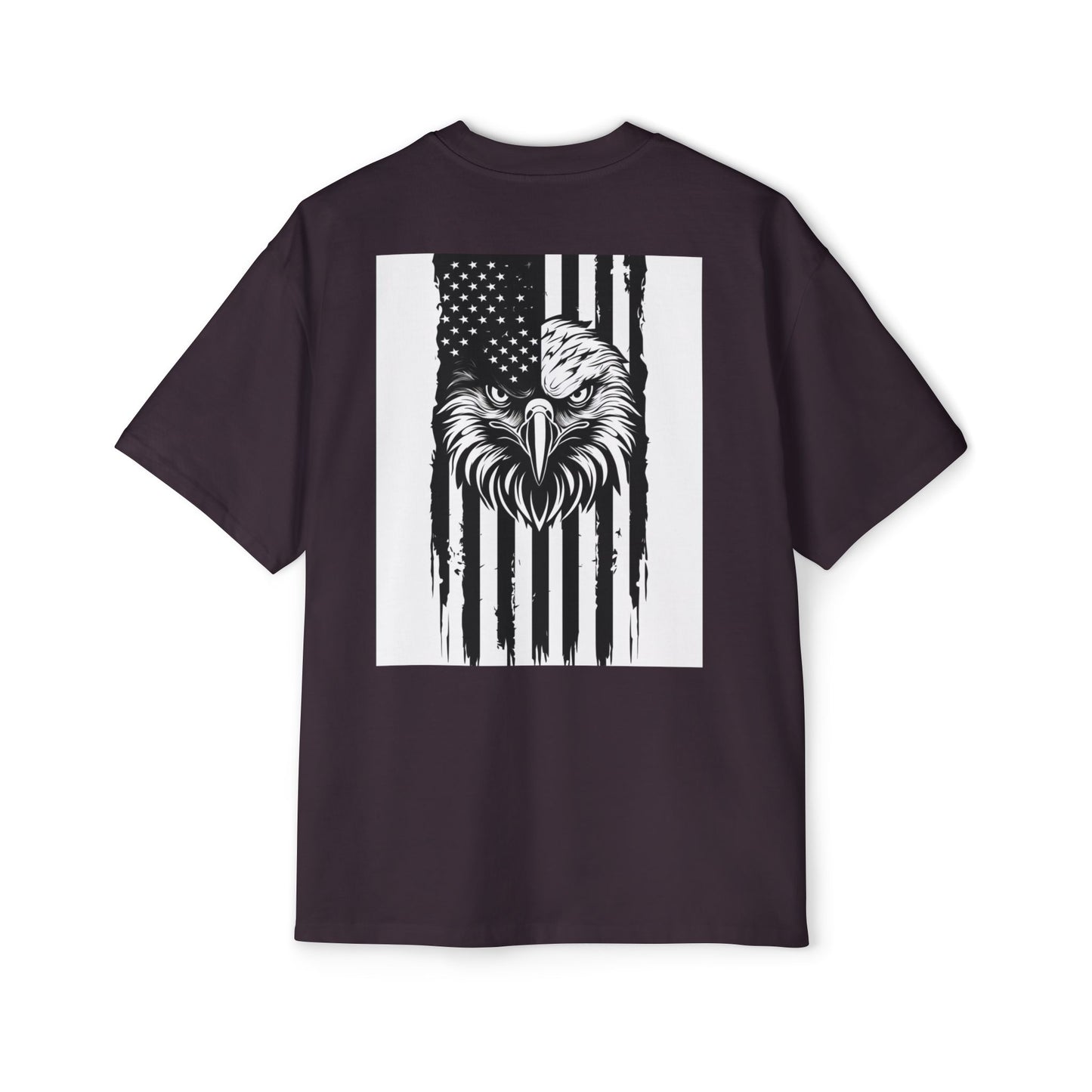 Bold American Eagle Tee for Men, Patriotic Oversized Shirt, Casual Wear, Gift for Dad, Independence Day Apparel, Freedom Outfit