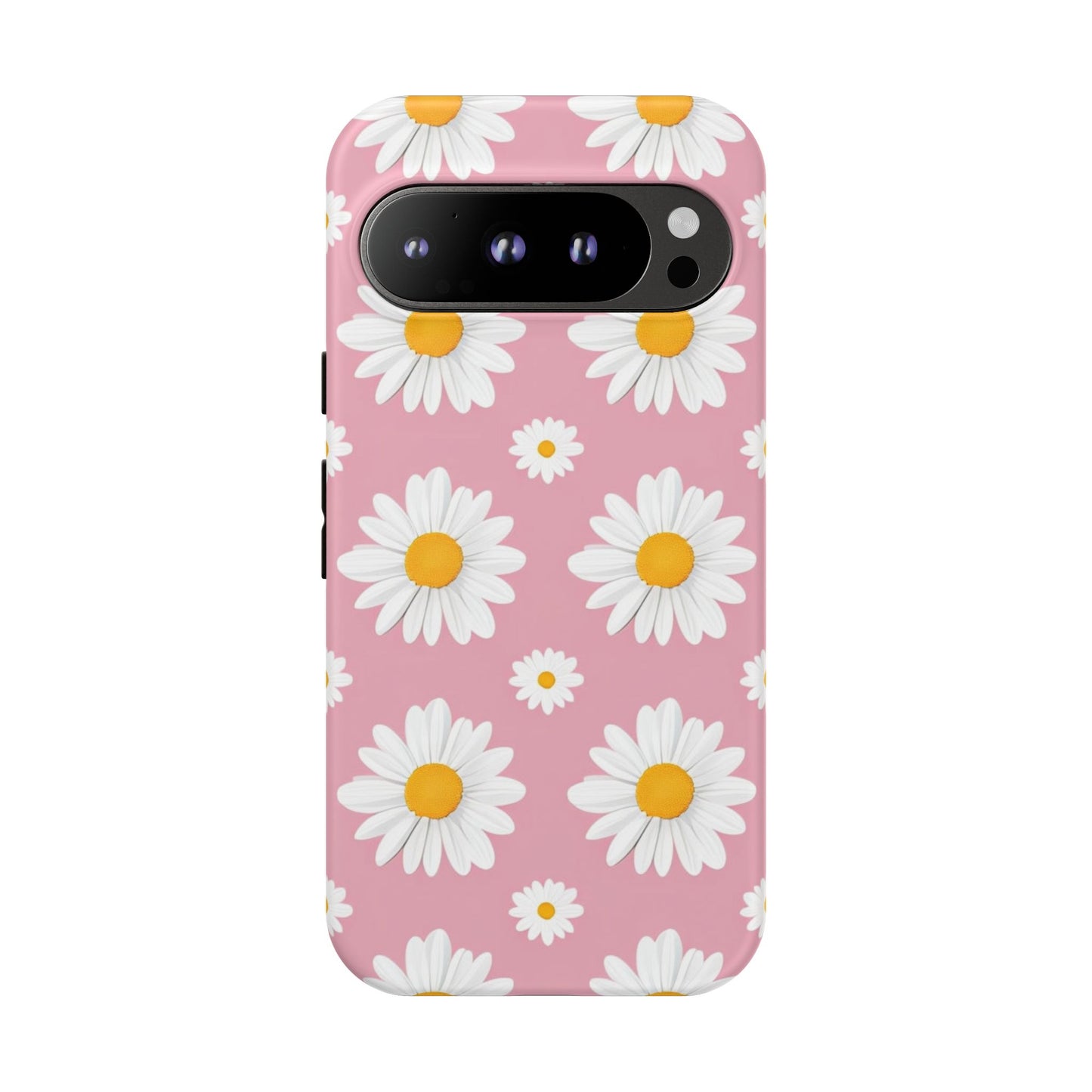 Daisy Phone Case | Floral Design, Tough Protection, Pink Flower Pattern, Gift for Her, Spring Aesthetic, iPhone Case