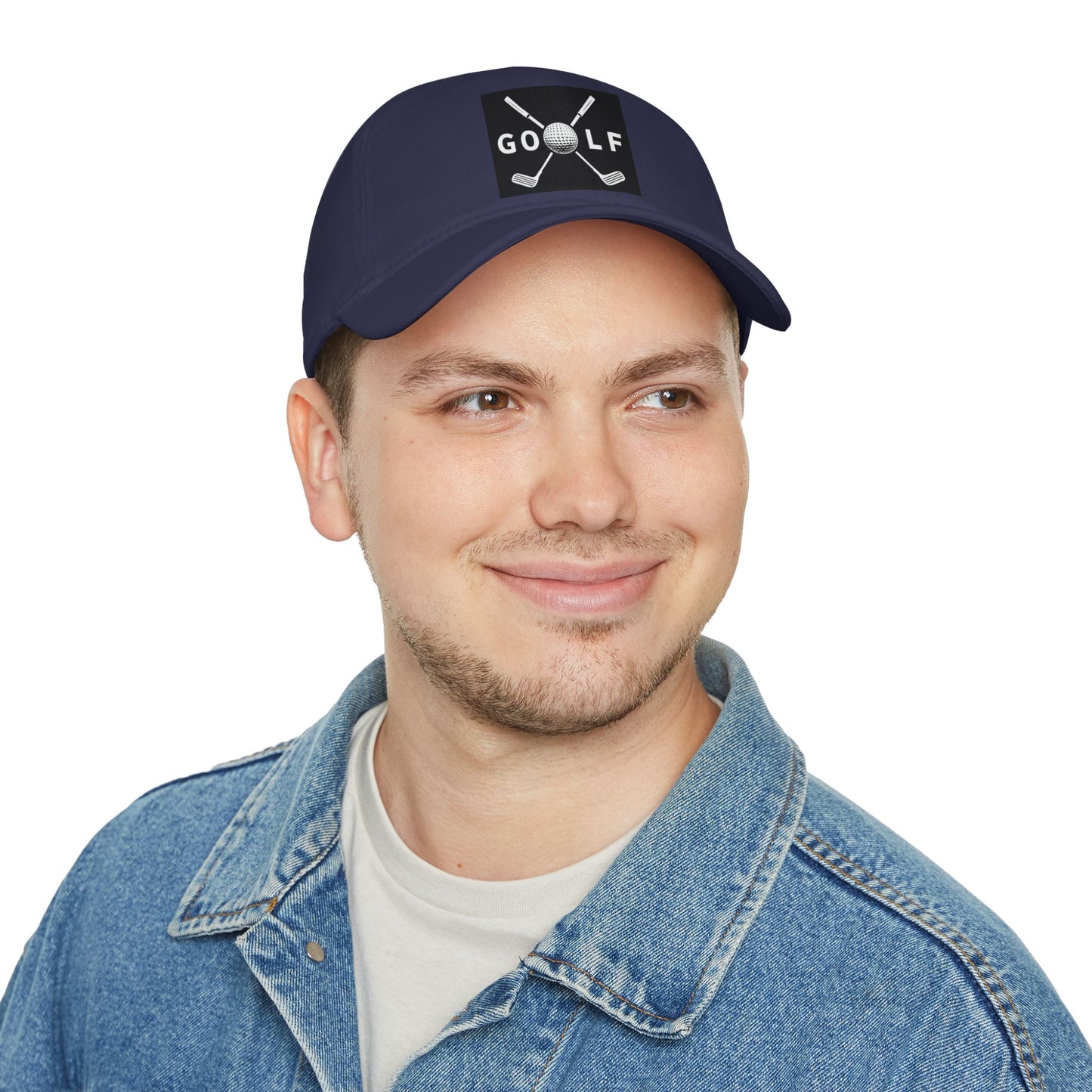Golf Enthusiast Low Profile Baseball Cap, Gift for Golf Lovers, Sporty Hat, Dad Cap, Casual Outdoor Cap