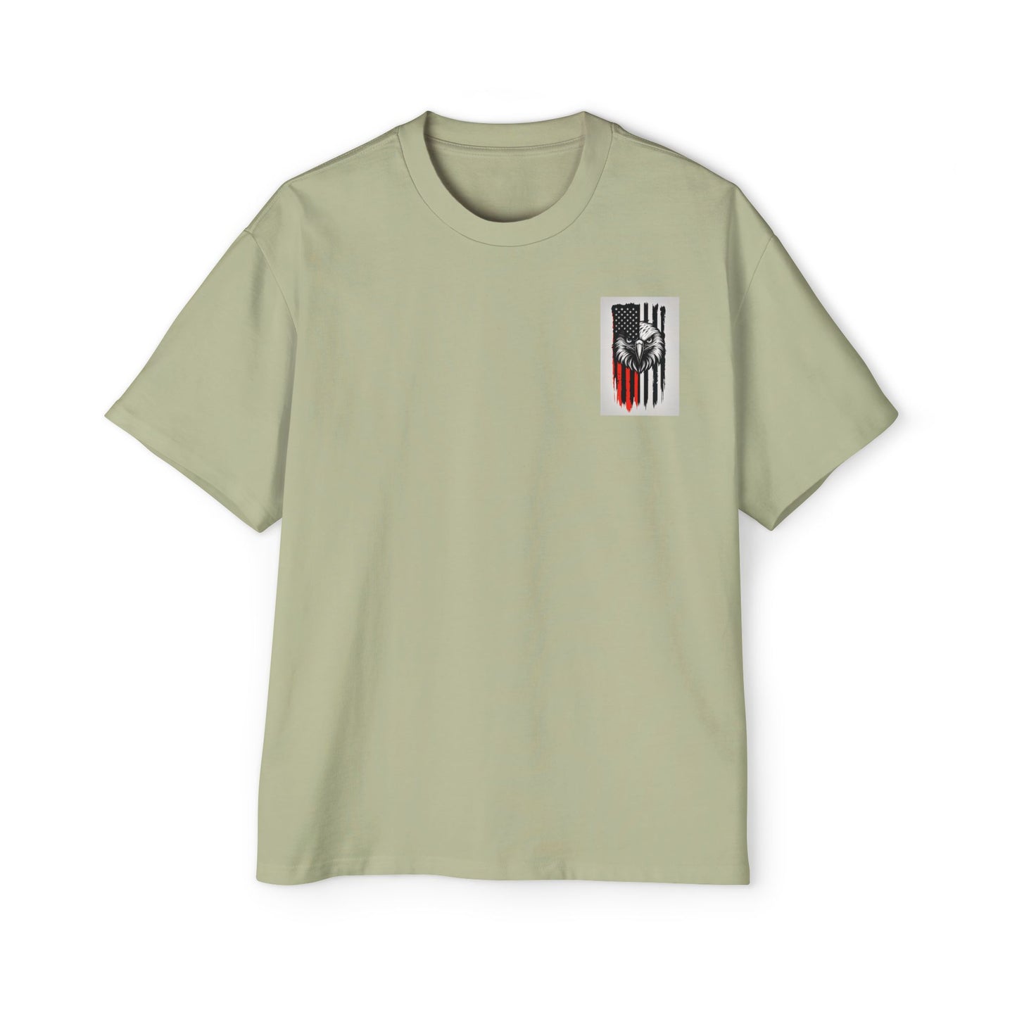 Bold American Eagle Tee for Men, Patriotic Oversized Shirt, Casual Wear, Gift for Dad, Independence Day Apparel, Freedom Outfit