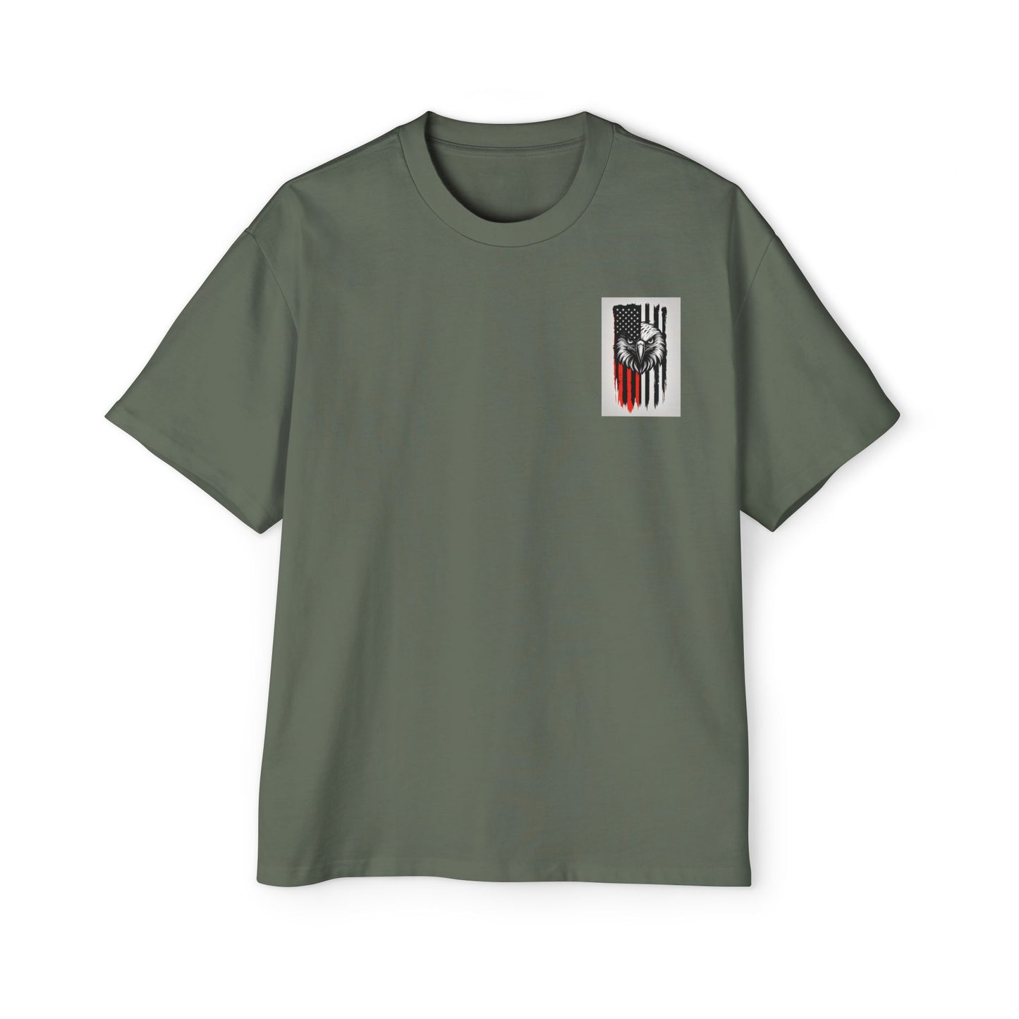 Bold American Eagle Tee for Men, Patriotic Oversized Shirt, Casual Wear, Gift for Dad, Independence Day Apparel, Freedom Outfit