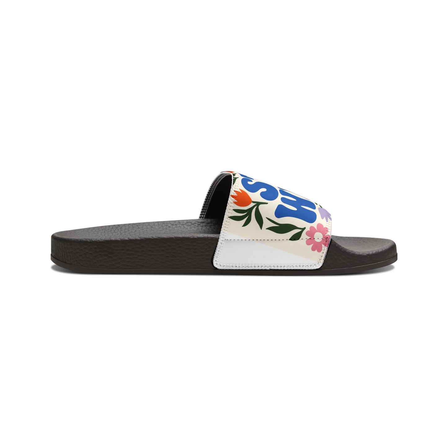 Stay Weird Women's Sandals, Fun Slide Sandals, Casual Summer Footwear, Unique Gifts, Trendy Beach Shoes