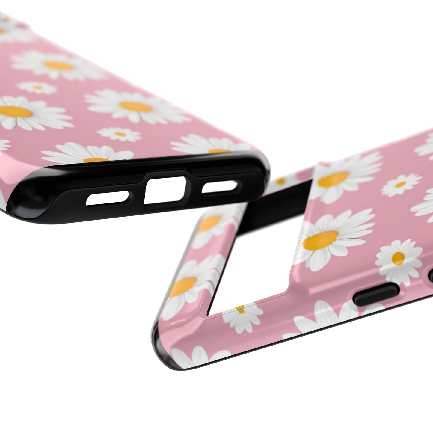 Daisy Phone Case | Floral Design, Tough Protection, Pink Flower Pattern, Gift for Her, Spring Aesthetic, iPhone Case