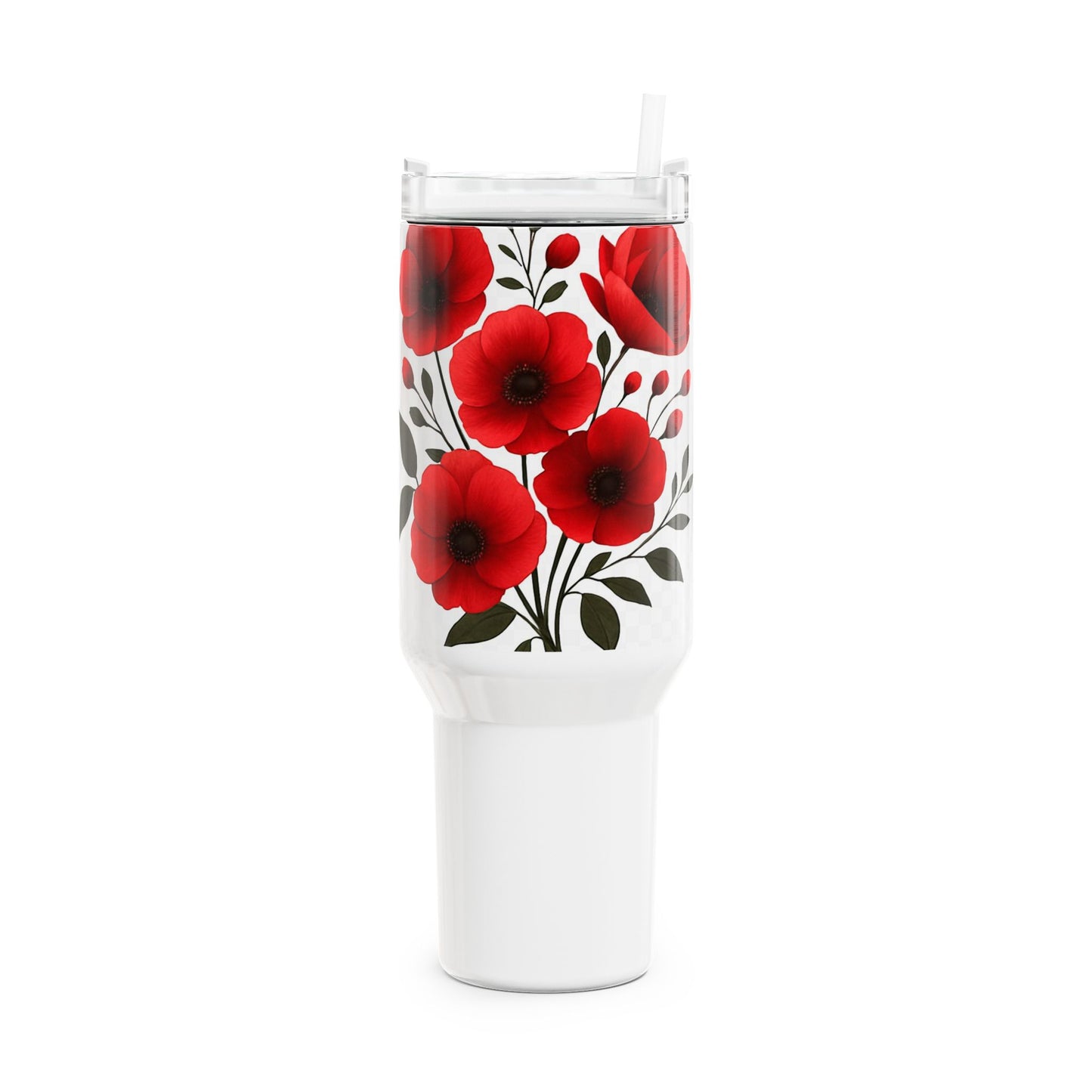 Floral Poppy Tumbler, 40oz Travel Mug for Coffee, Insulated Drinkware, Perfect for Holidays, Gift for Flower Lovers, Eco-Friendly [...]