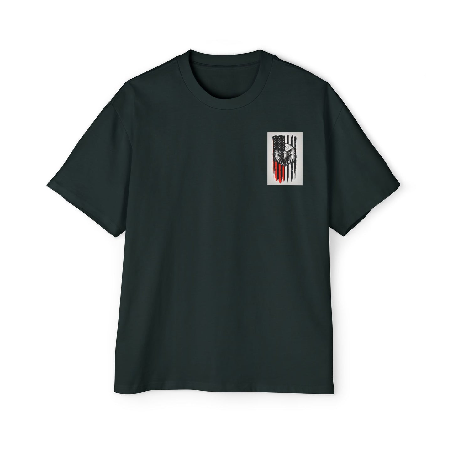 Bold American Eagle Tee for Men, Patriotic Oversized Shirt, Casual Wear, Gift for Dad, Independence Day Apparel, Freedom Outfit