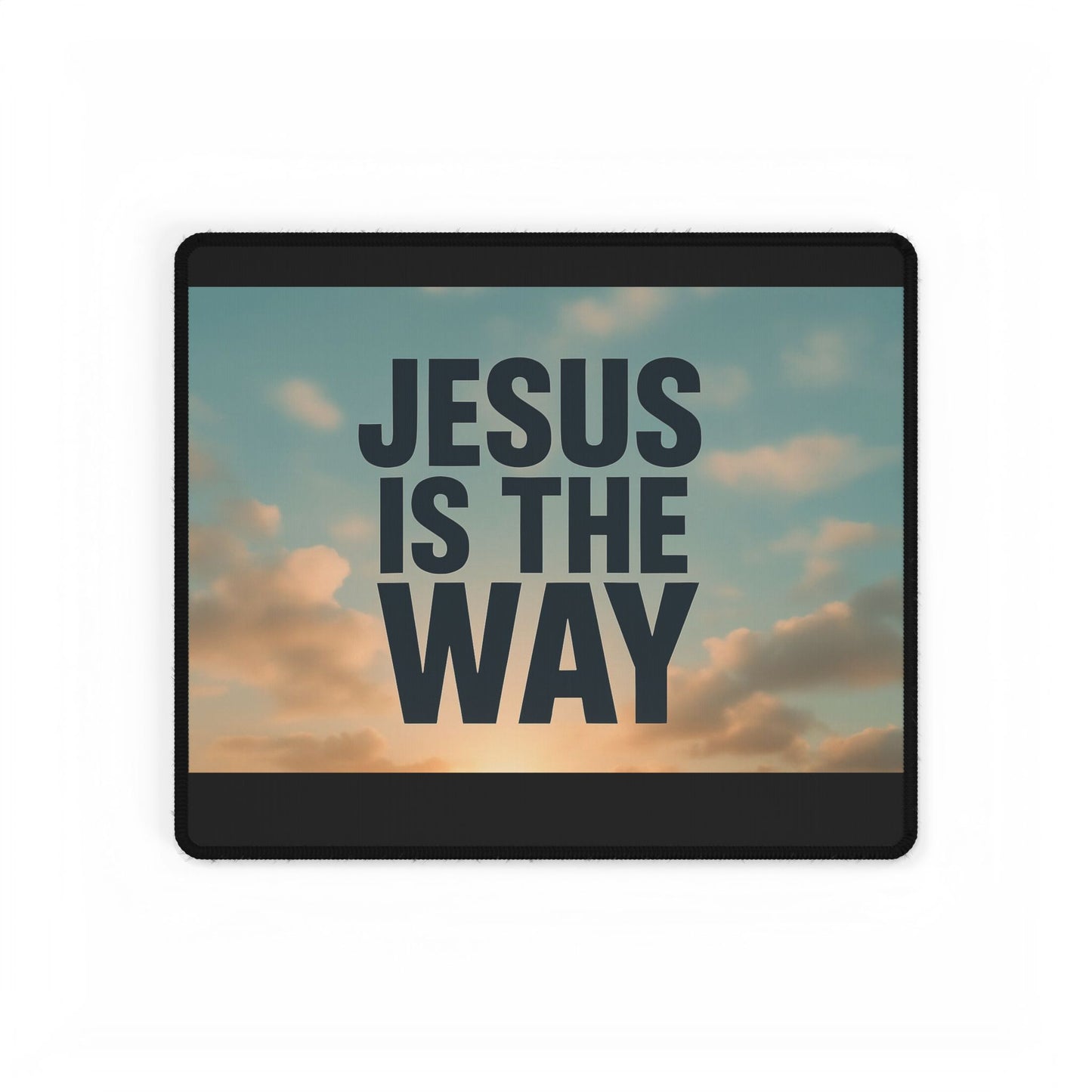 Religious Desk Mat, Christian Desk Pad, Jesus is the Way Mouse Pad, Bible Study Gift, Religious Office Decor