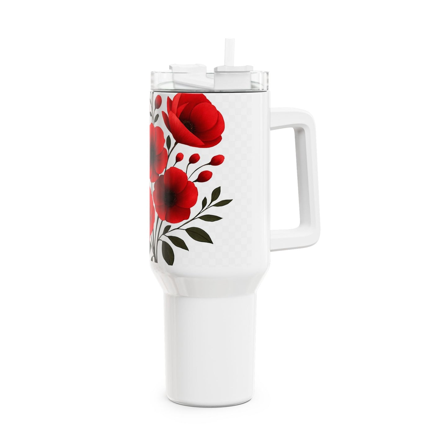 Floral Poppy Tumbler, 40oz Travel Mug for Coffee, Insulated Drinkware, Perfect for Holidays, Gift for Flower Lovers, Eco-Friendly [...]