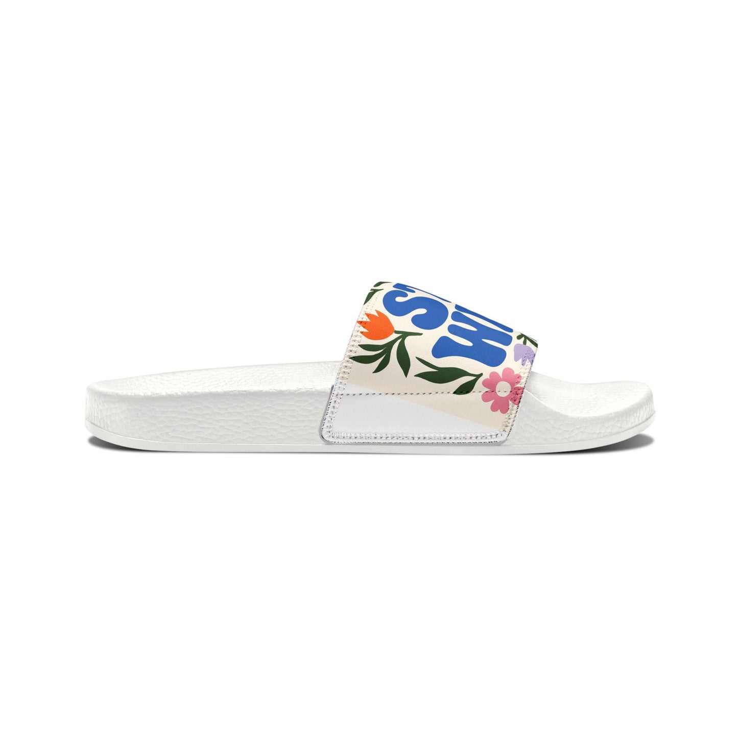Stay Weird Women's Sandals, Fun Slide Sandals, Casual Summer Footwear, Unique Gifts, Trendy Beach Shoes