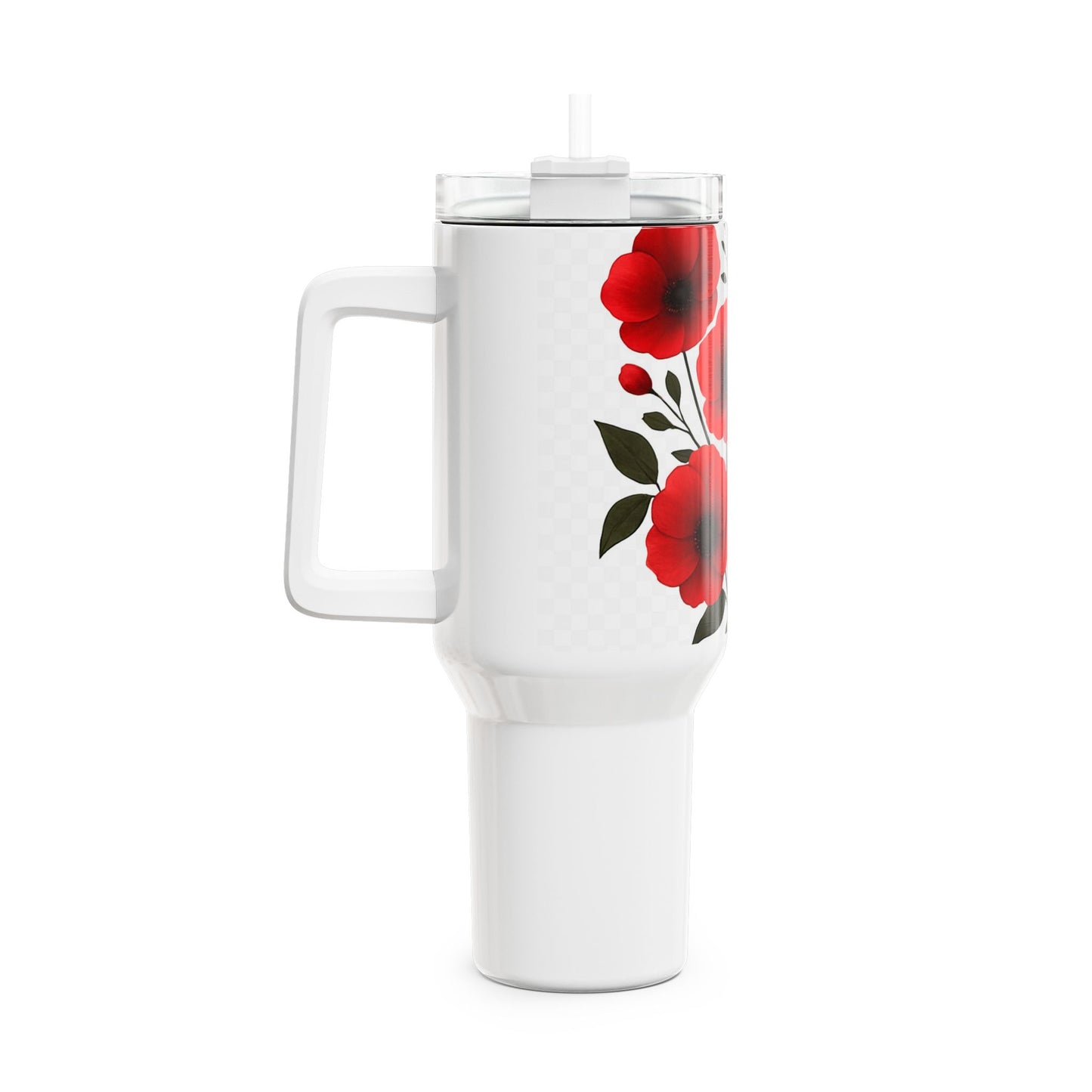 Floral Poppy Tumbler, 40oz Travel Mug for Coffee, Insulated Drinkware, Perfect for Holidays, Gift for Flower Lovers, Eco-Friendly [...]