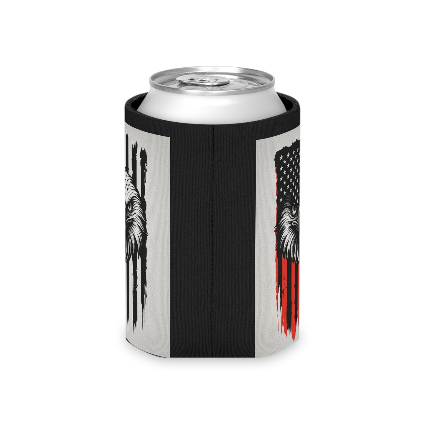 Patriotic Eagle Can Cooler, American Flag Drink Sleeve, BBQ Favors, 4th of July Gifts, Outdoor Party Essential, Sports Event Accessory
