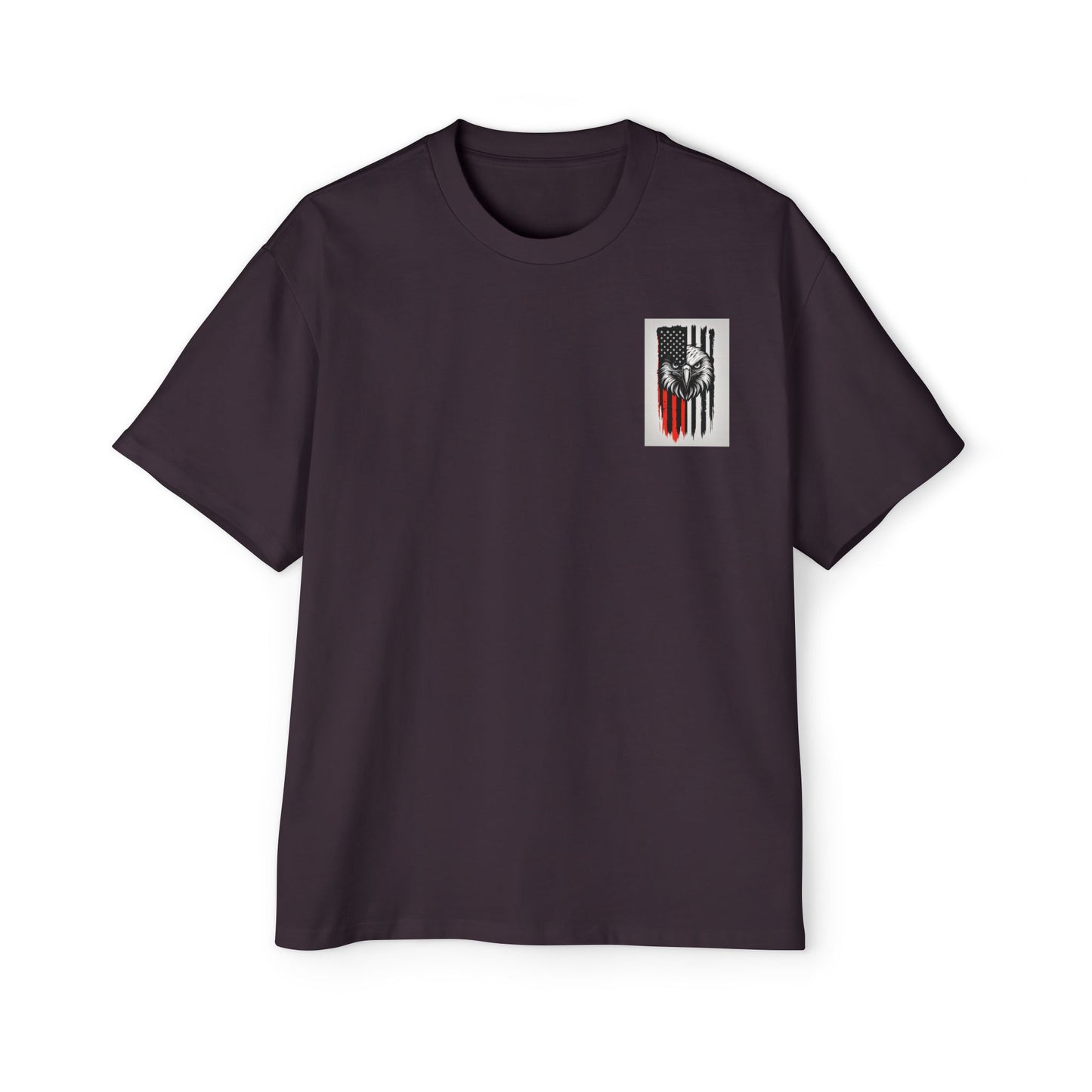 Bold American Eagle Tee for Men, Patriotic Oversized Shirt, Casual Wear, Gift for Dad, Independence Day Apparel, Freedom Outfit