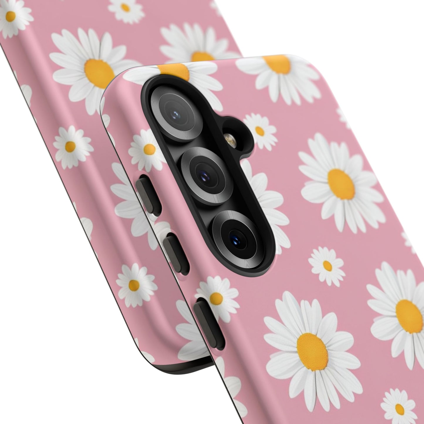 Daisy Phone Case | Floral Design, Tough Protection, Pink Flower Pattern, Gift for Her, Spring Aesthetic, iPhone Case