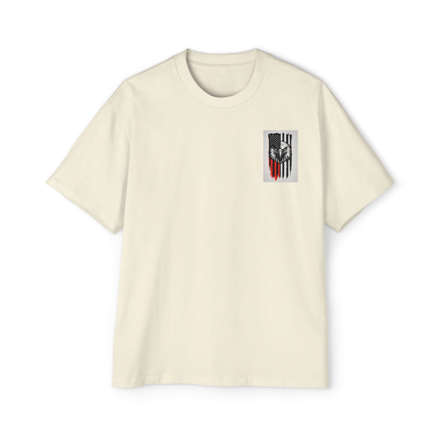 Bold American Eagle Tee for Men, Patriotic Oversized Shirt, Casual Wear, Gift for Dad, Independence Day Apparel, Freedom Outfit